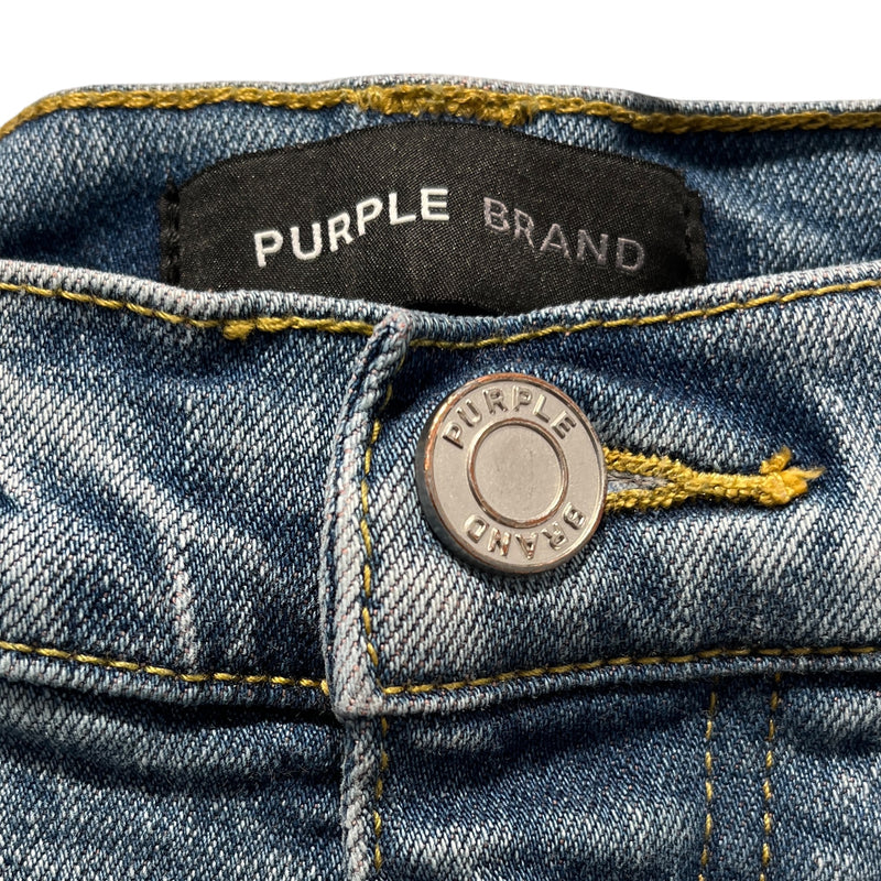 PURPLE BRAND/Skinny Pants/36/Denim/BLU/pink thread jeans