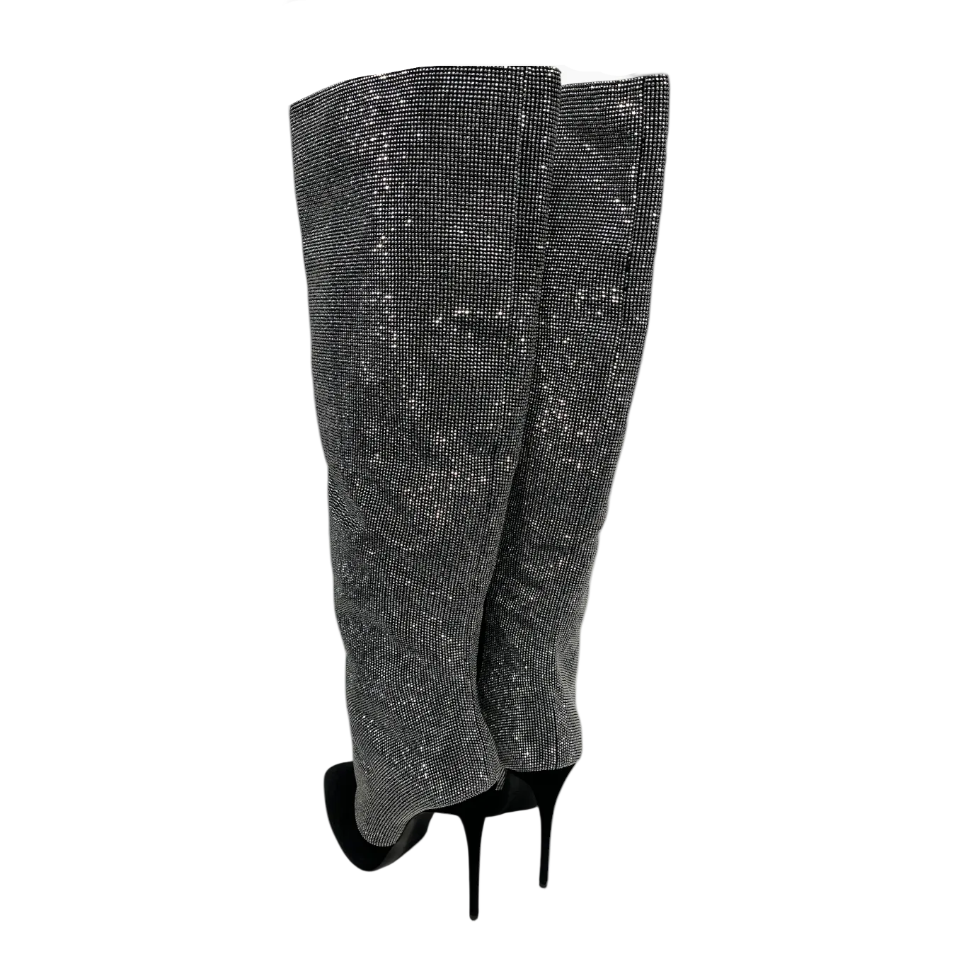 Giuseppe Zanotti/Long Boots/EU 38/Glitter/Suede/BLK/ view 2