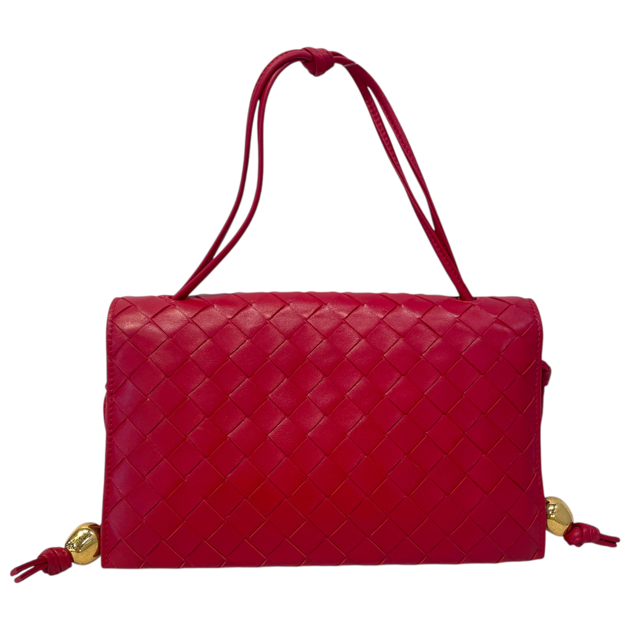 BOTTEGA VENETA/Cross Body Bag/Leather/RED/ view 2