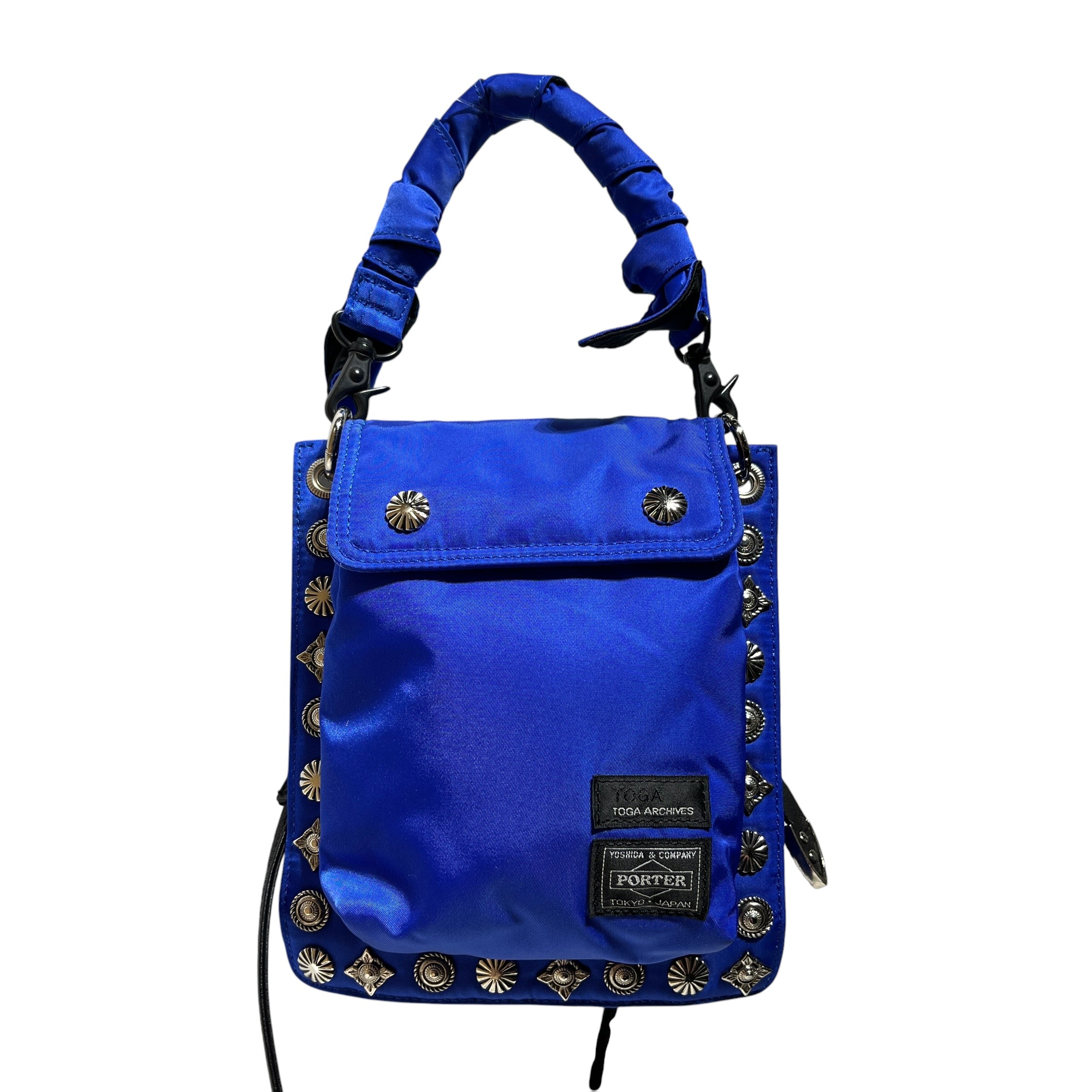 PORTER/TOGA VIRILIS TOGA ARCHIVES/Cross Body Bag/Nylon/BLU/Embellished Nyon Crossbody view 1
