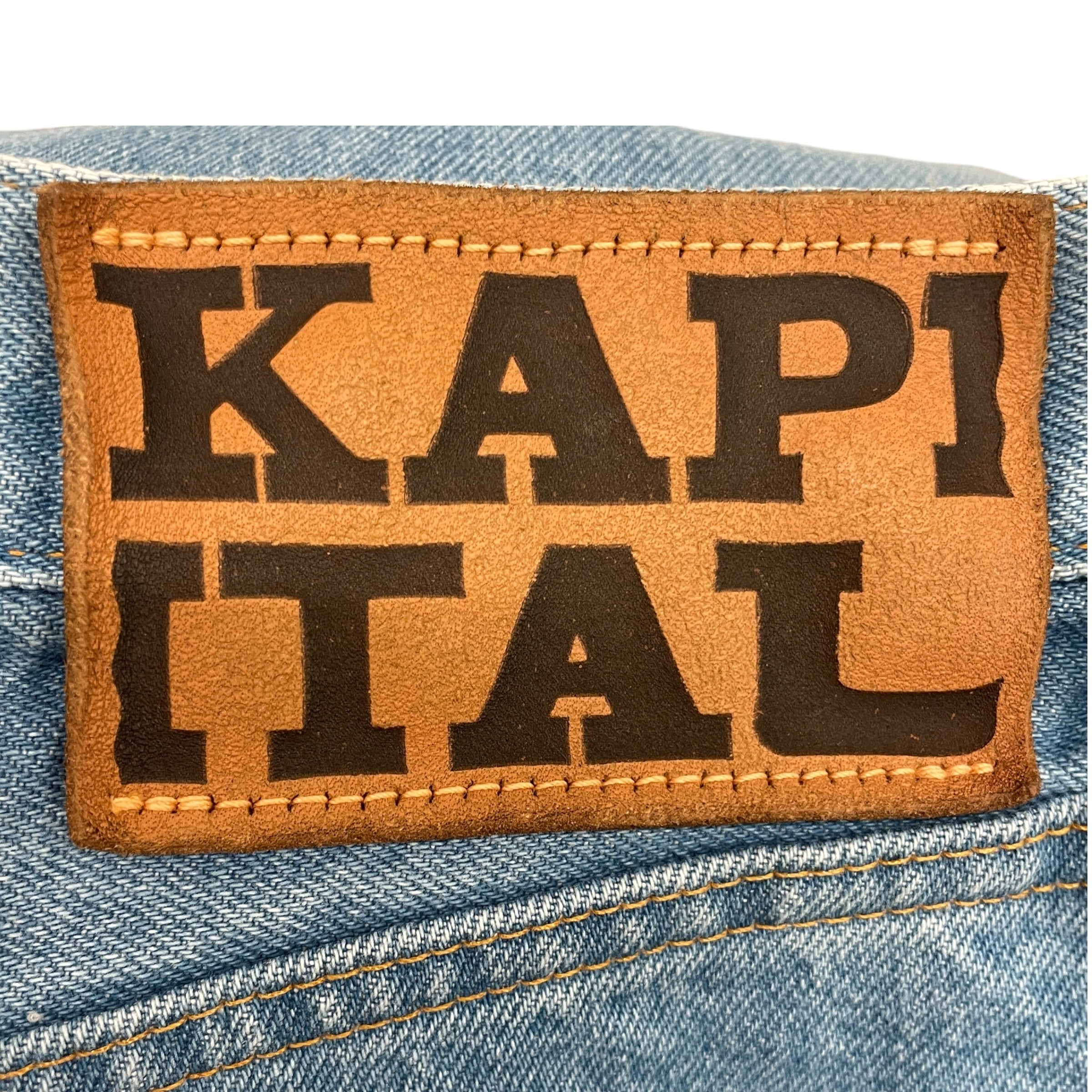 KAPITAL/Straight Pants/36/Denim/BLU/DENIM CLUB BAGGY view 4
