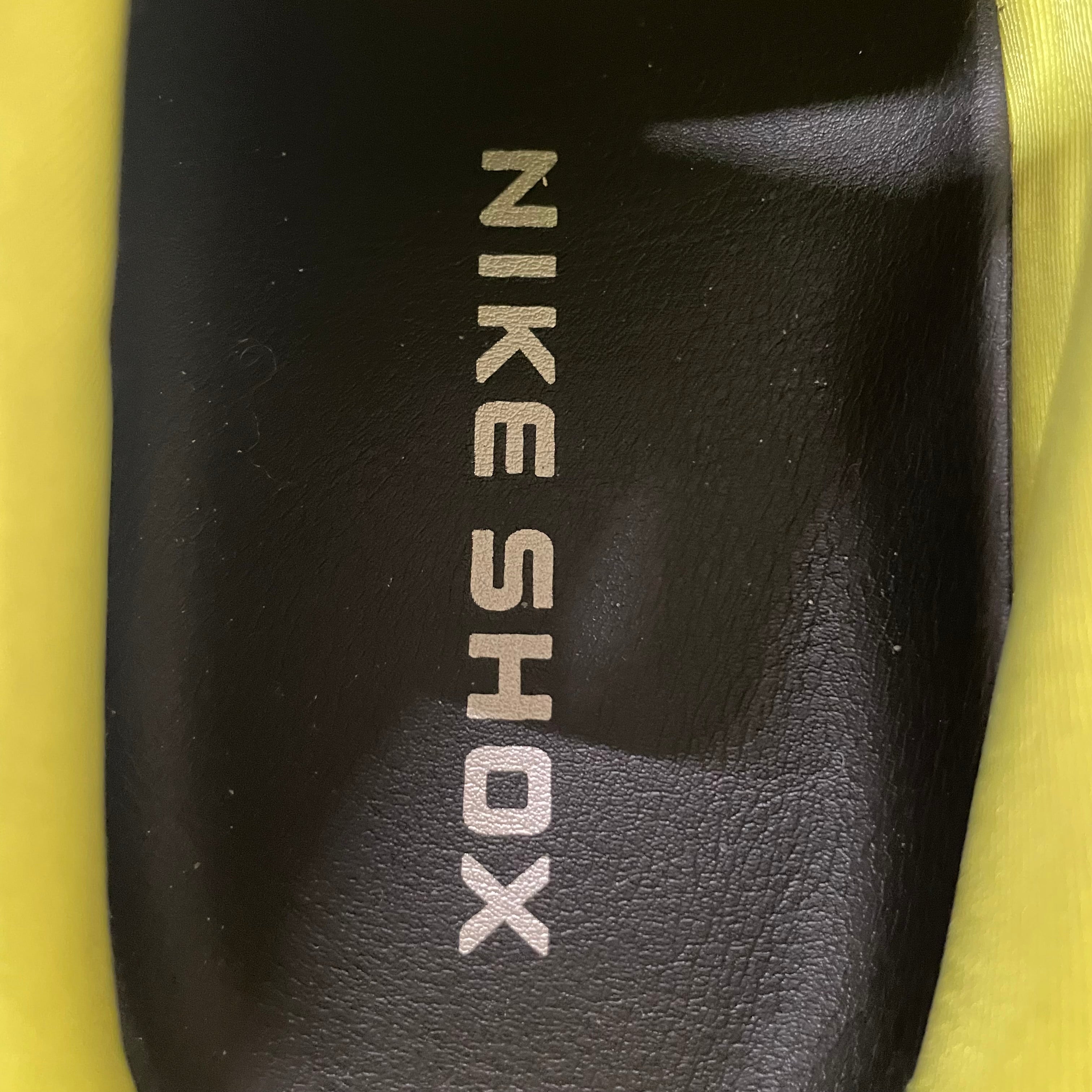 MARTINE ROSE/Low-Sneakers/US 13.5/Polyester/YEL/NIKE SHOX MULE view 3