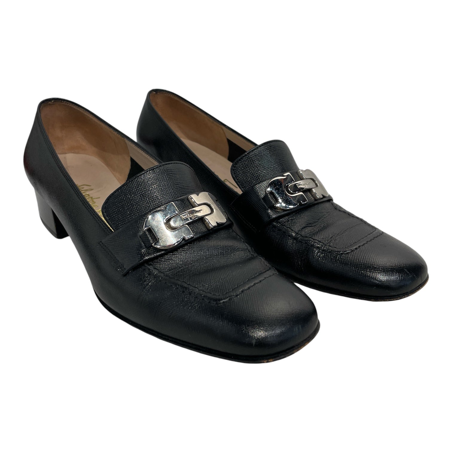 Salvatore Ferragamo/Dress Shoes/US 7.5/BLK/ view 1