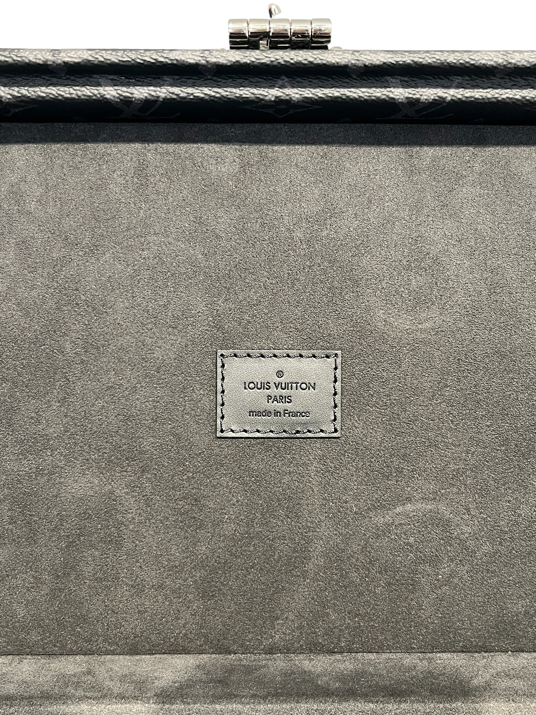 LOUIS VUITTON/Bag/Monogram/Leather/BLK/MINI TRUNK view 5