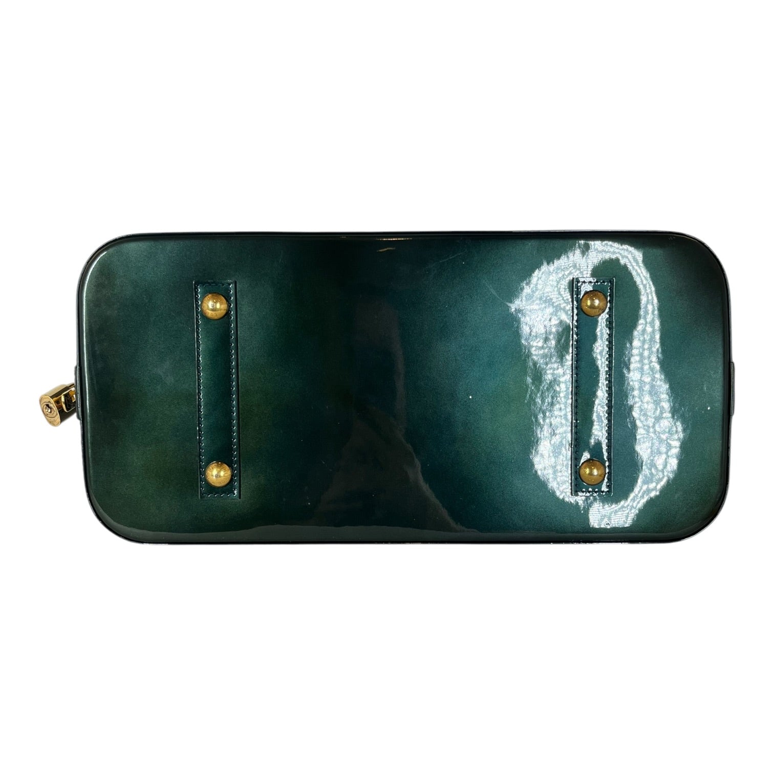 LOUIS VUITTON/Hand Bag/Monogram/Leather/GRN/Louis Vuitton Patent Leather view 6