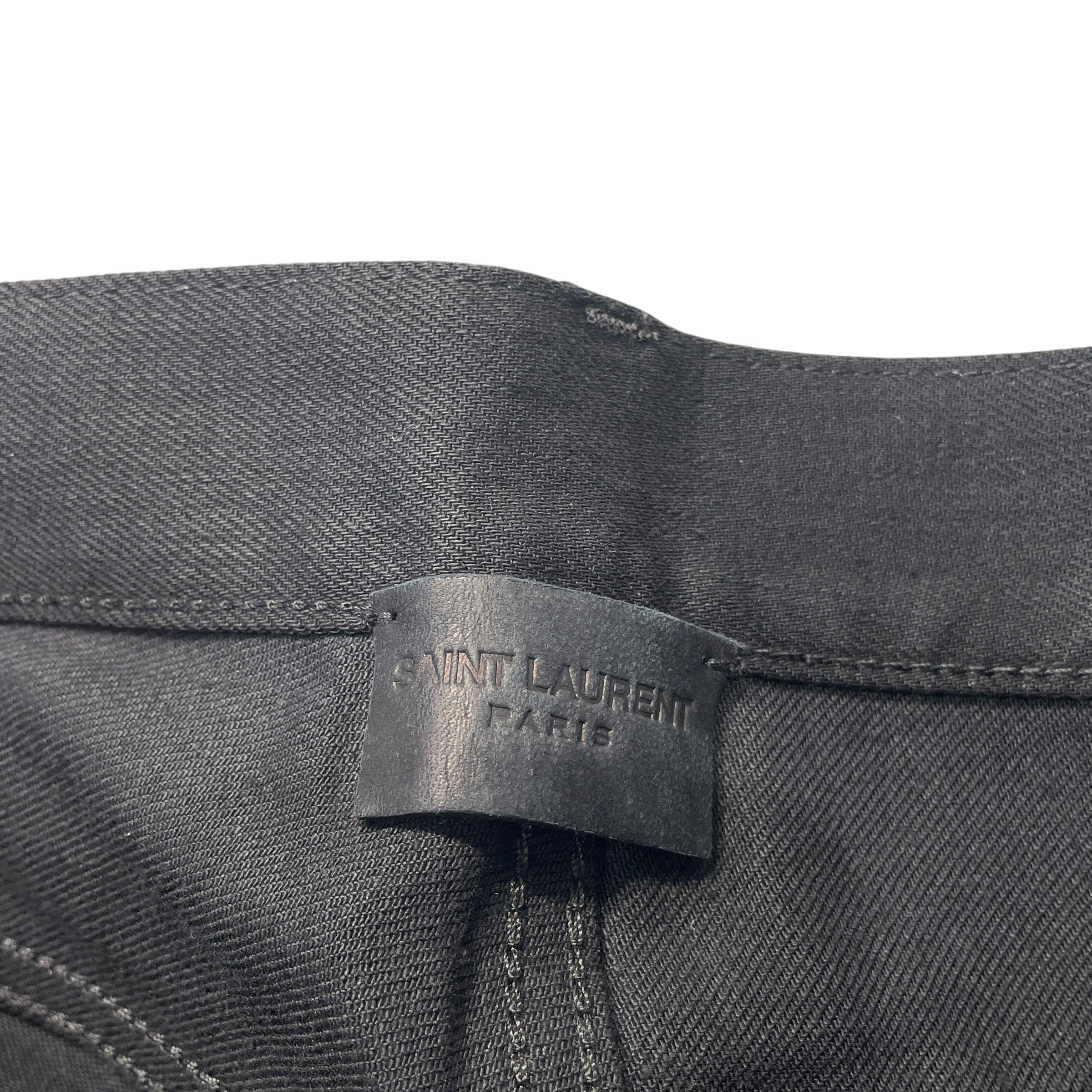 YVES SAINT LAURENT/Pants/34/Denim/BLK/2025 SKINNY DENIM view 4
