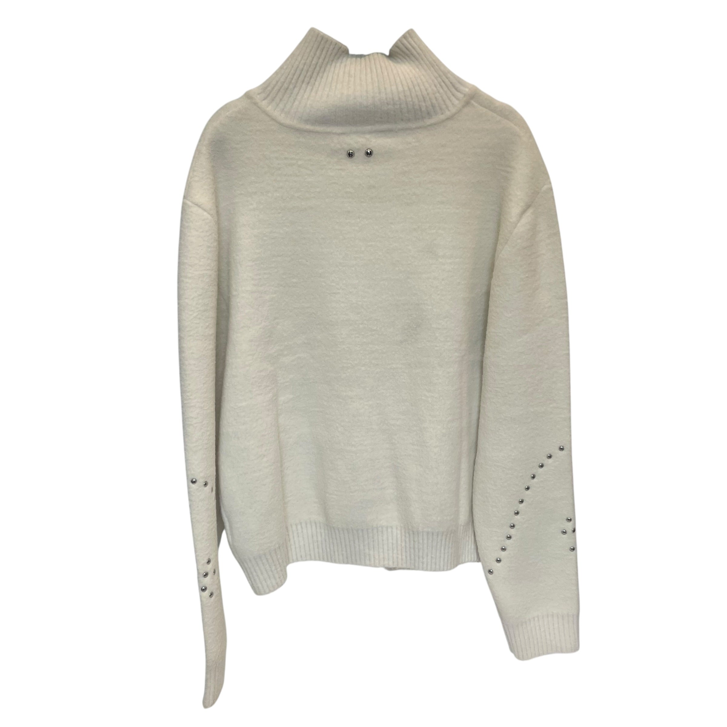 BLUEMARBLE/Sweater/L/Cotton/CRM/studs on front view 2