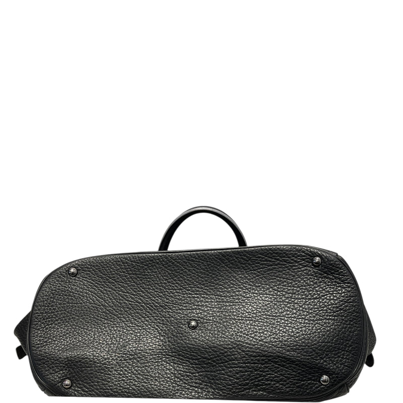 LONGCHAMP/Hand Bag/Leather/BLK/