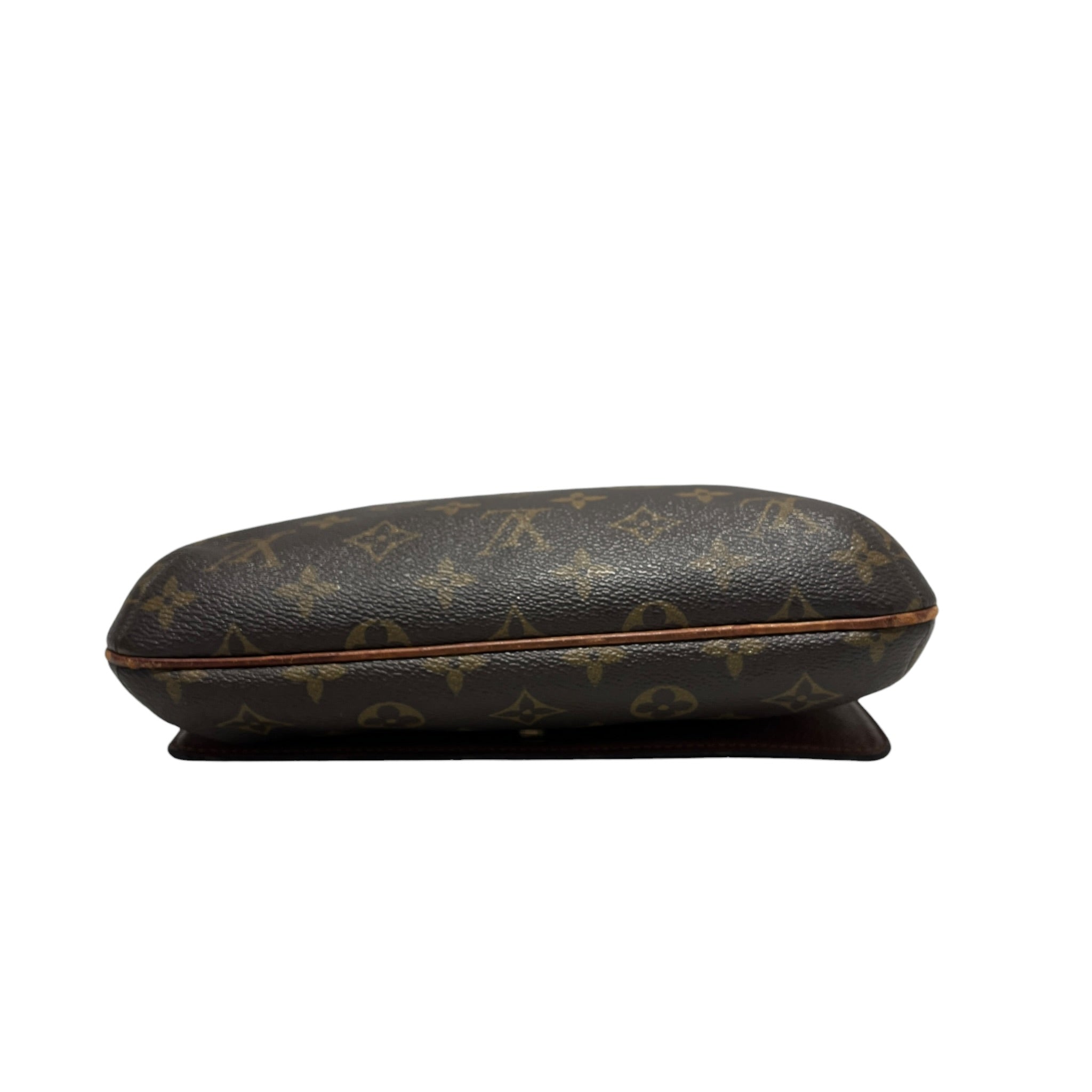 LOUIS VUITTON/Cross Body Bag/Monogram/Leather/BRW/MUSETTE TANGO/THIN STRAP view 3