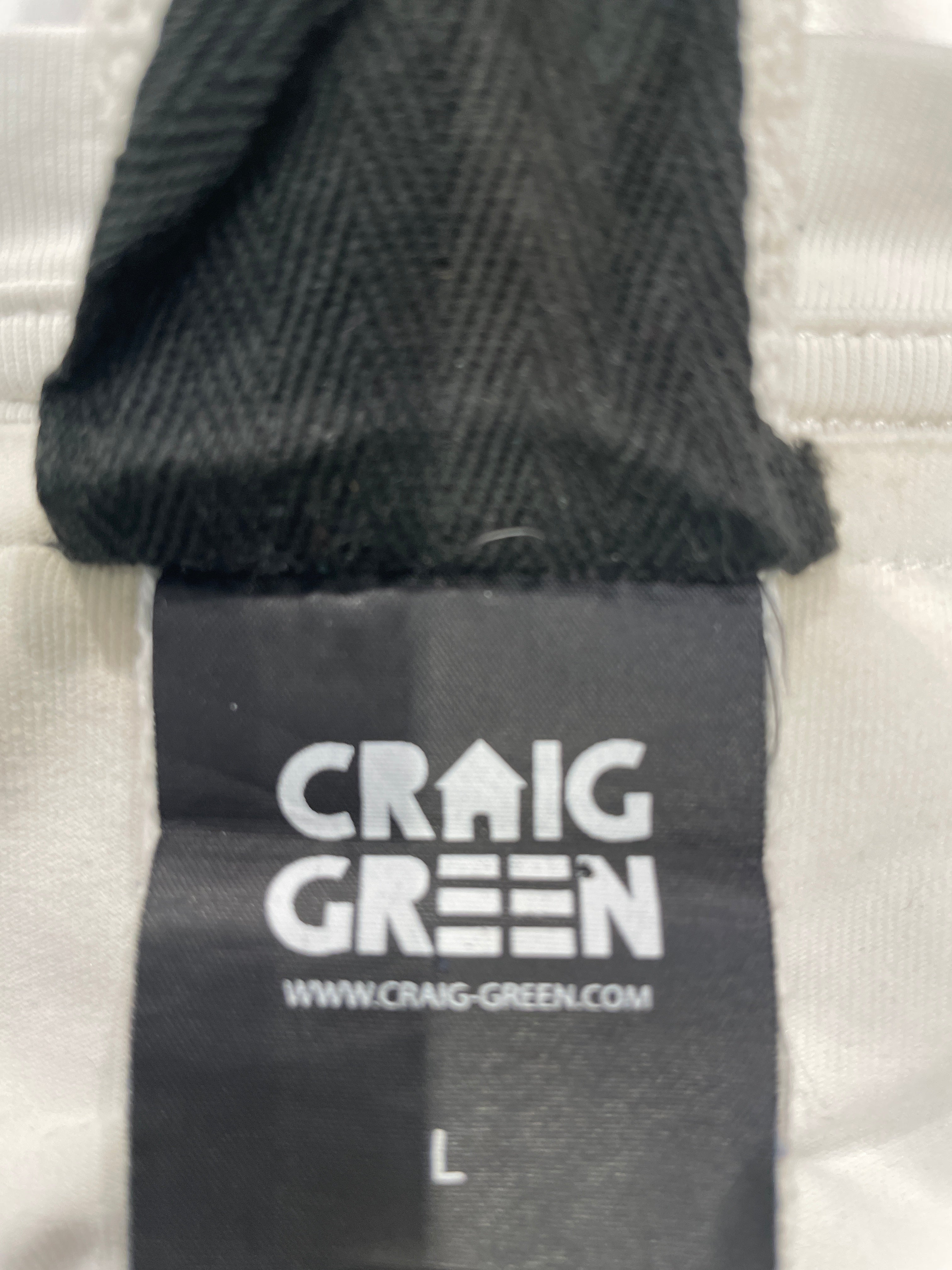 CRAIG GREEN/LS T-Shirt/L/Polyester/WHT/TIE SIDES LS view 3