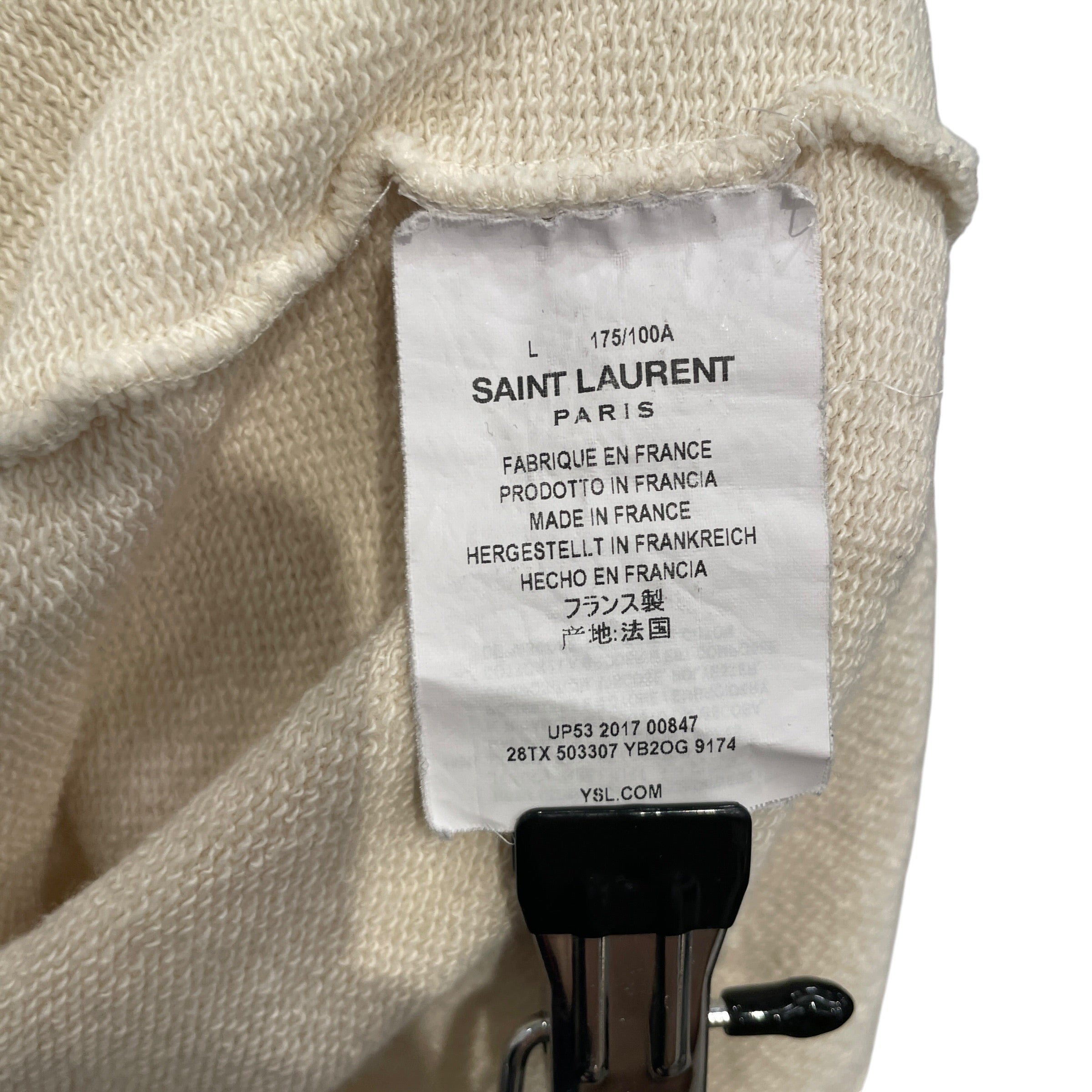 SAINT LAURENT/Hoodie/L/Cotton/BEG/PALM TREE view 4
