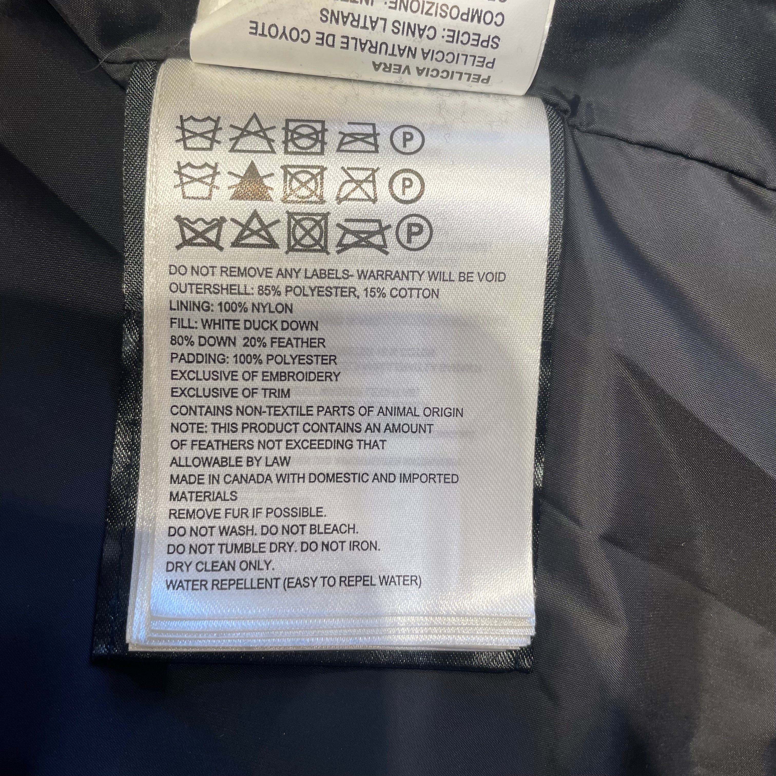 CANADA GOOSE/Puffer Jkt/L/Polyester/BLK/REAL FUR TRIM view 4