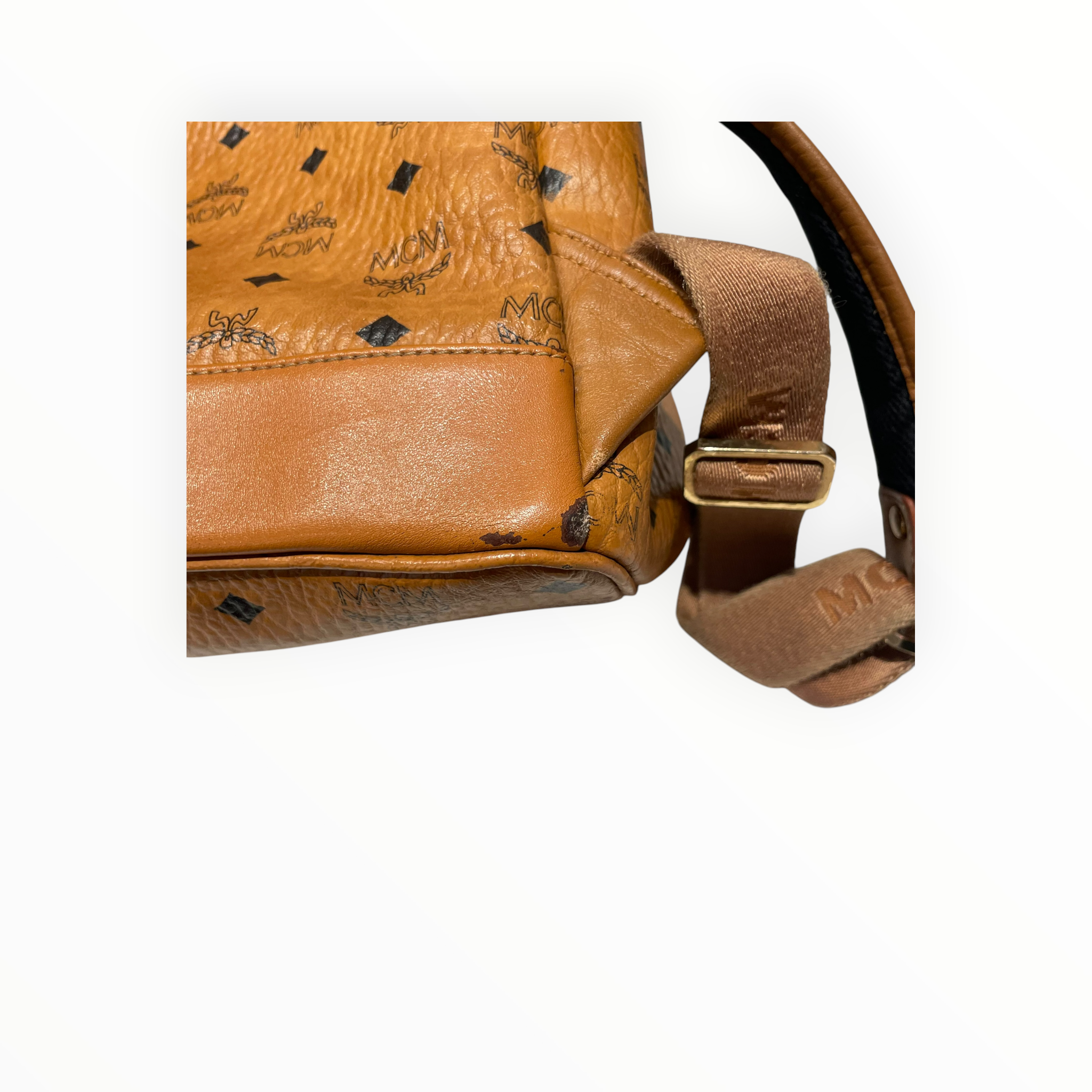 MCM/Backpack/Monogram/Leather/CML/Visetos Monogram Backpack view 12