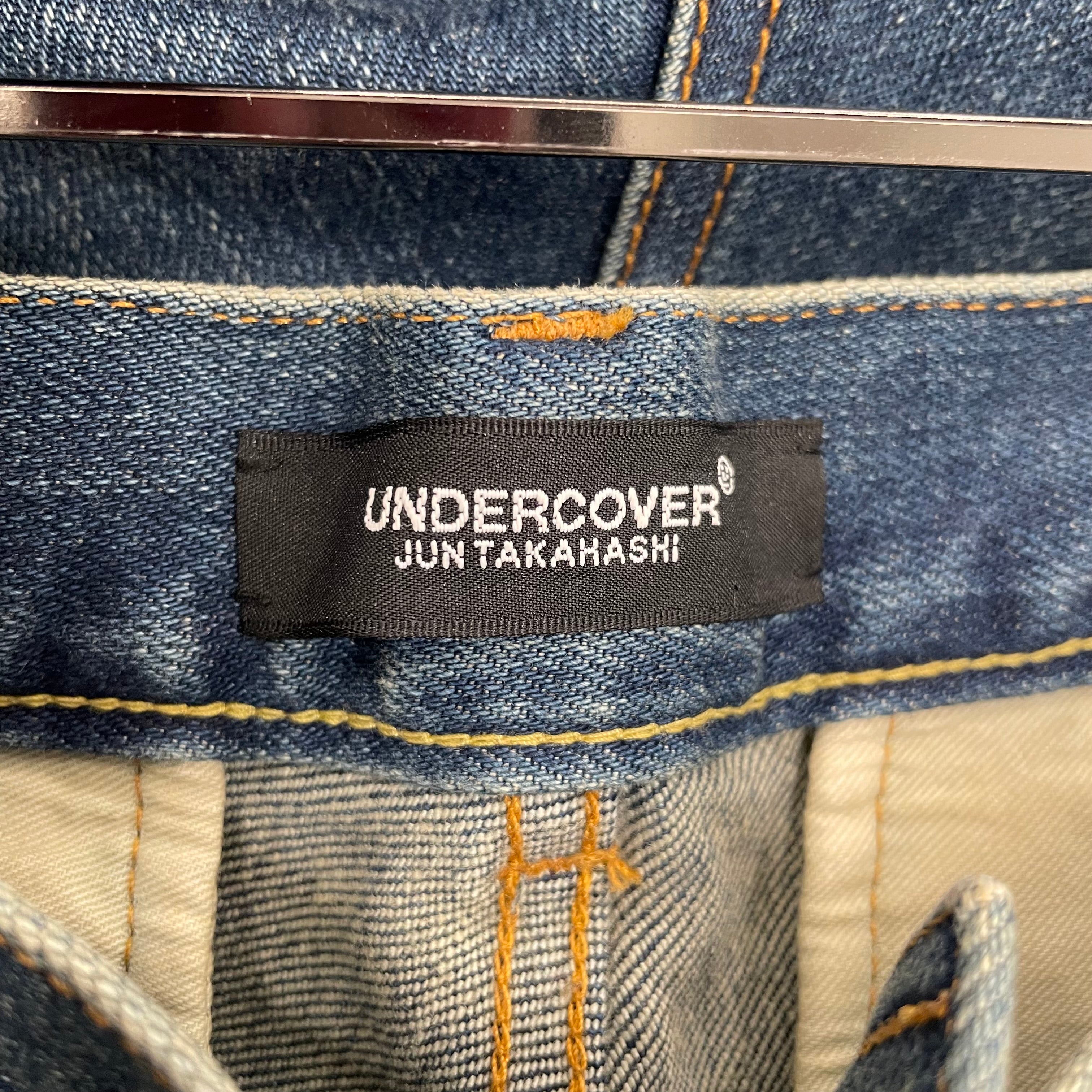 UNDERCOVER/Skinny Pants/Denim/IDG/BEADED HAND view 3