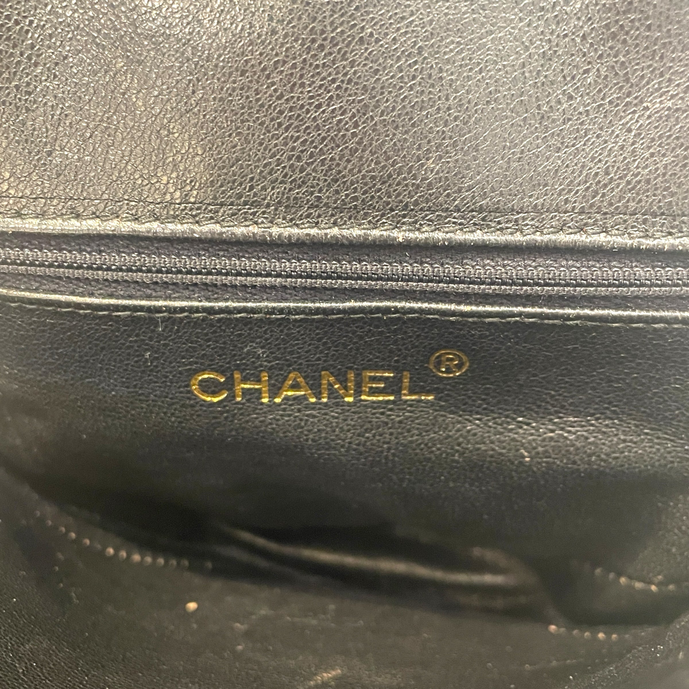 CHANEL/Cross Body Bag/Stripe/Suede/GRN/Diamond Chain With Tassel view 5