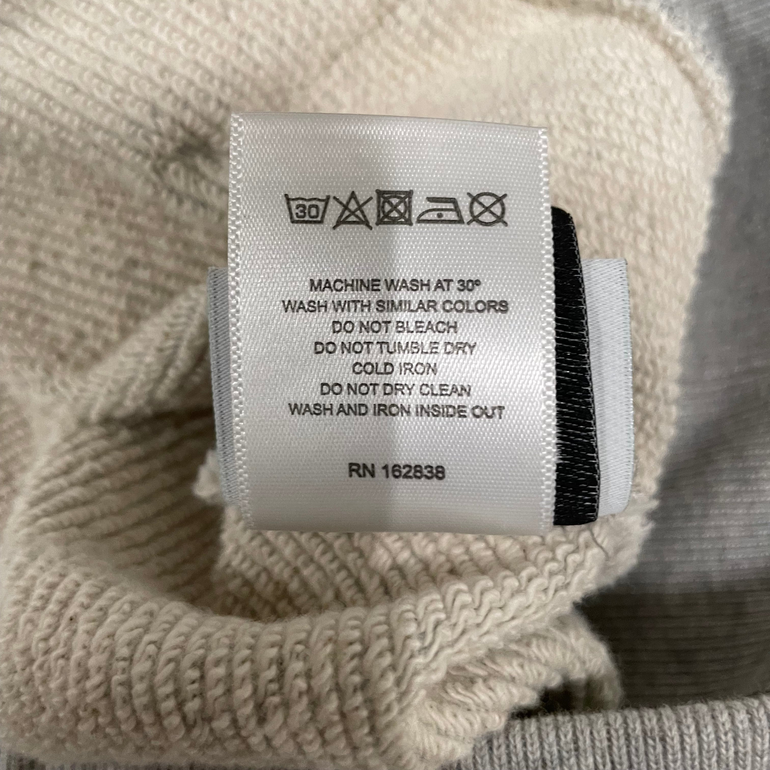 DENIM TEARS/Hoodie/XL/Cotton/GRY/LARGE COTTON WREATH view 4
