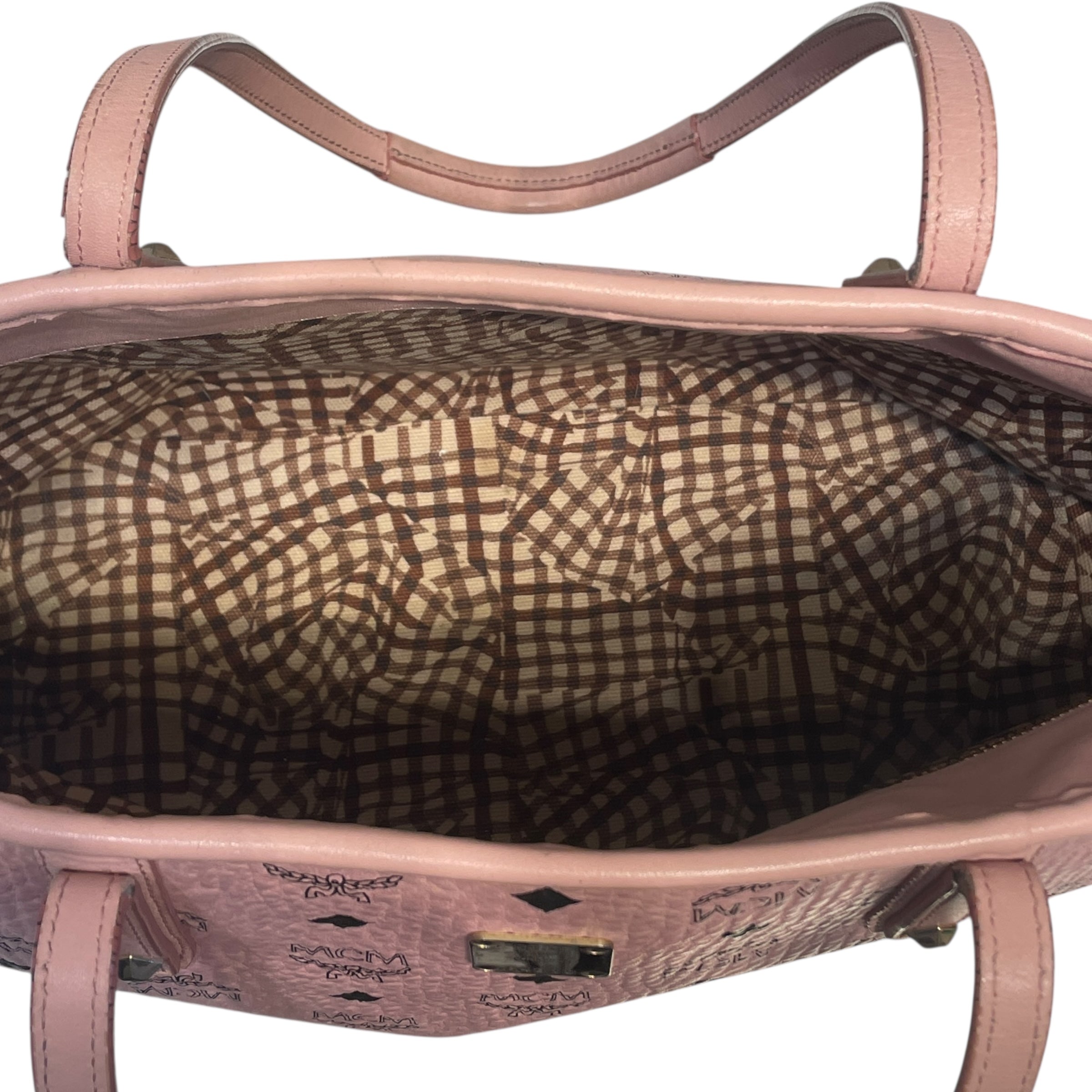 MCM/Bag/Monogram/Faux Leather/PNK/ view 5