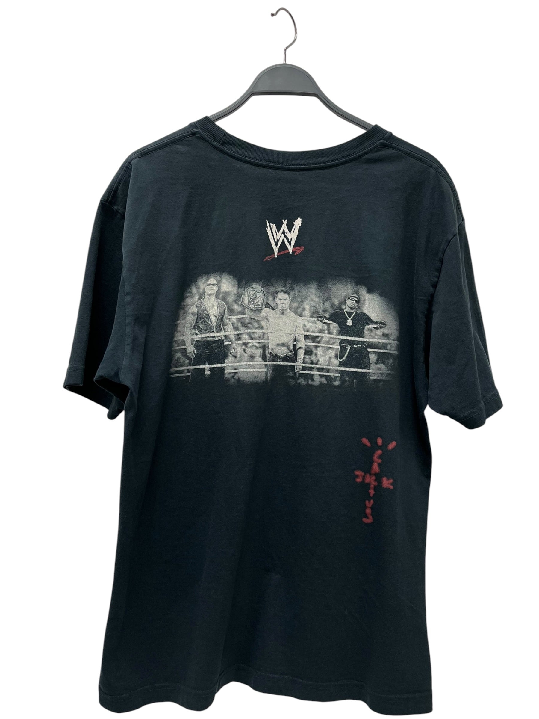 CACTUS JACK/T-Shirt/L/Cotton/BLK/Graphic/WWE WRESTLING IS REAL view 2