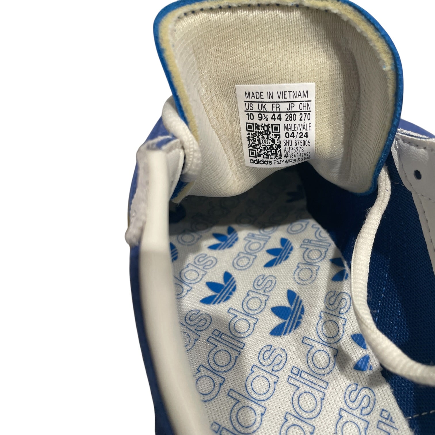 adidas/Low-Sneakers/US 10/Suede/BLU/Handball view 4