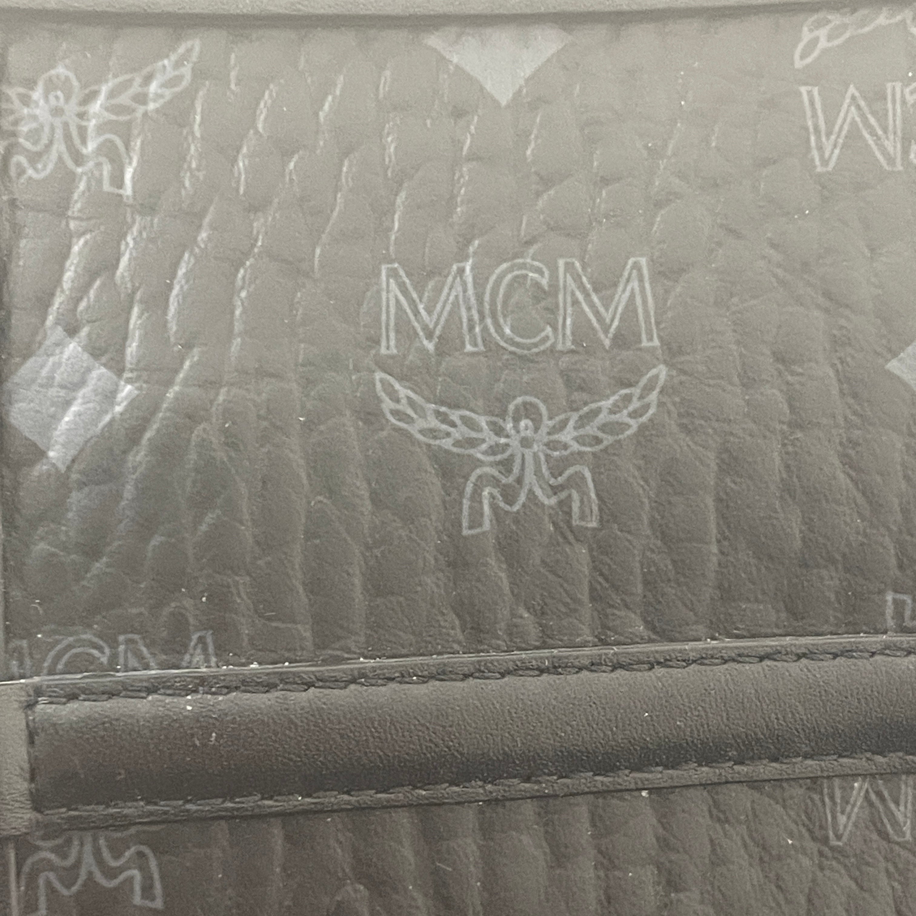 MCM/Bag/Monogram/Leather/BLK/mcm monogram bag view 3