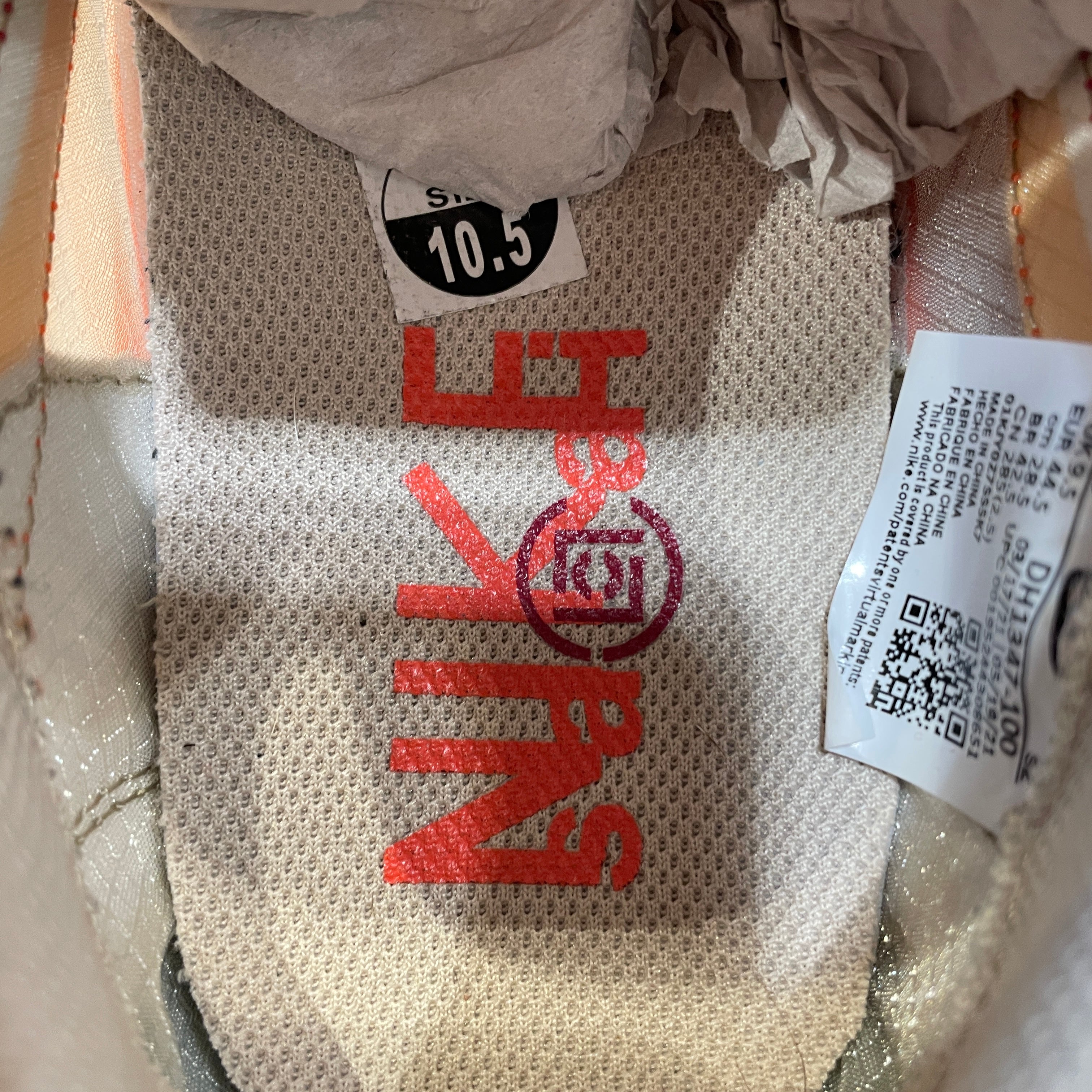 NIKE/LD WAFFLE/Low-Sneakers/US 10.5/Cotton/CRM/DH1347-100 view 4