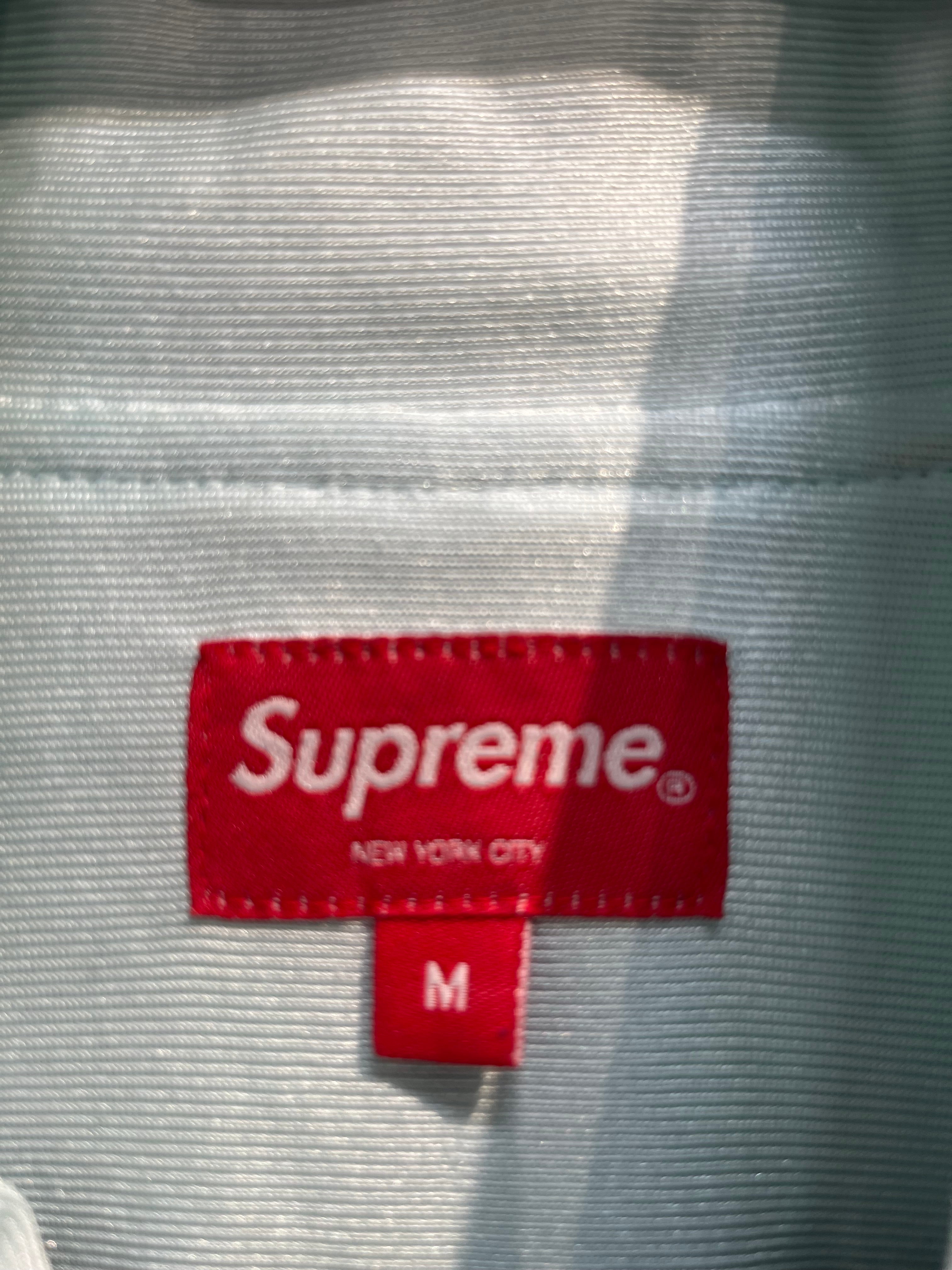 Supreme/SS Shirt/M/Polyester/BLU/ZIP-UP JERSEY view 4