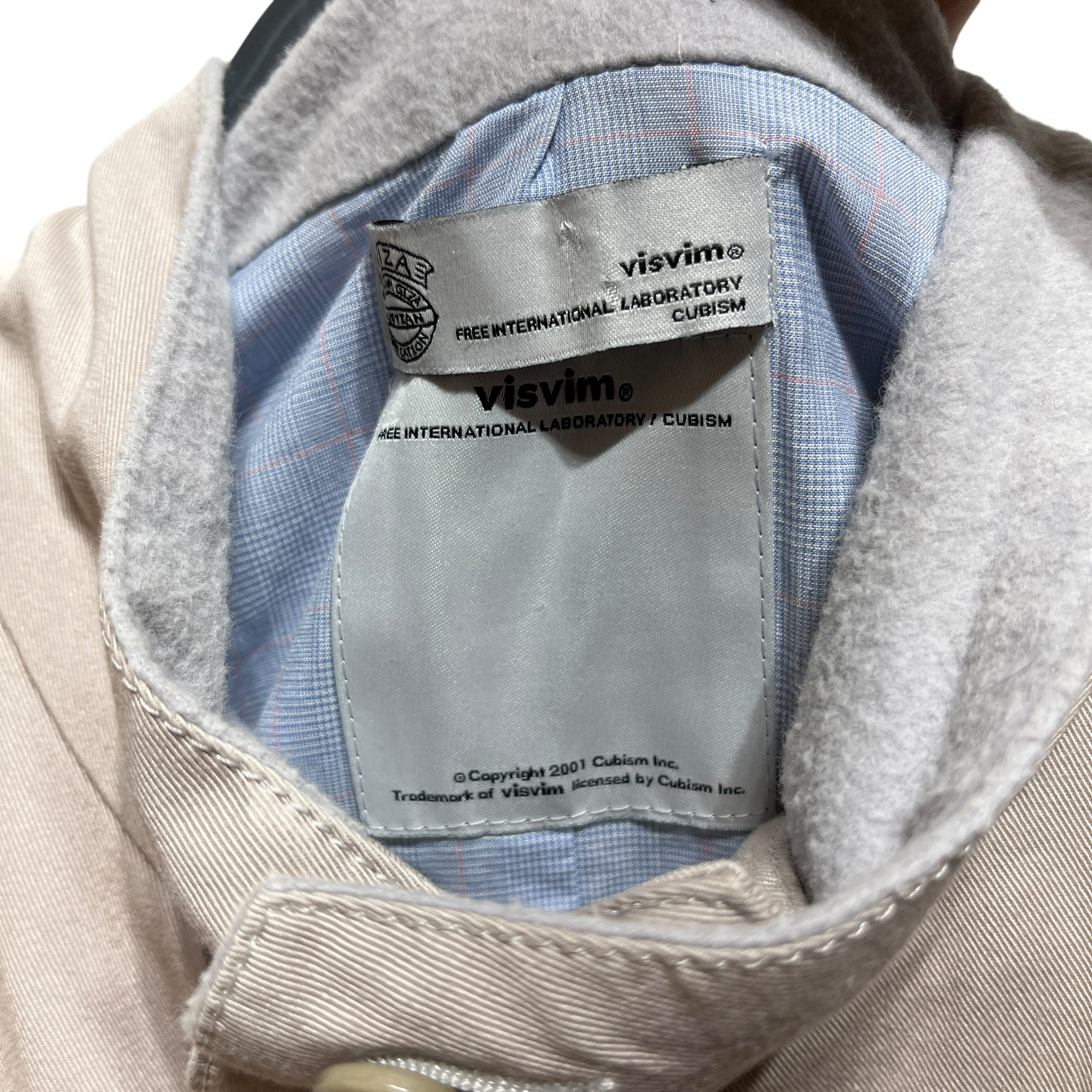 visvim/Tailored Jkt/L/Cotton/GRY/Yoke Detail view 4