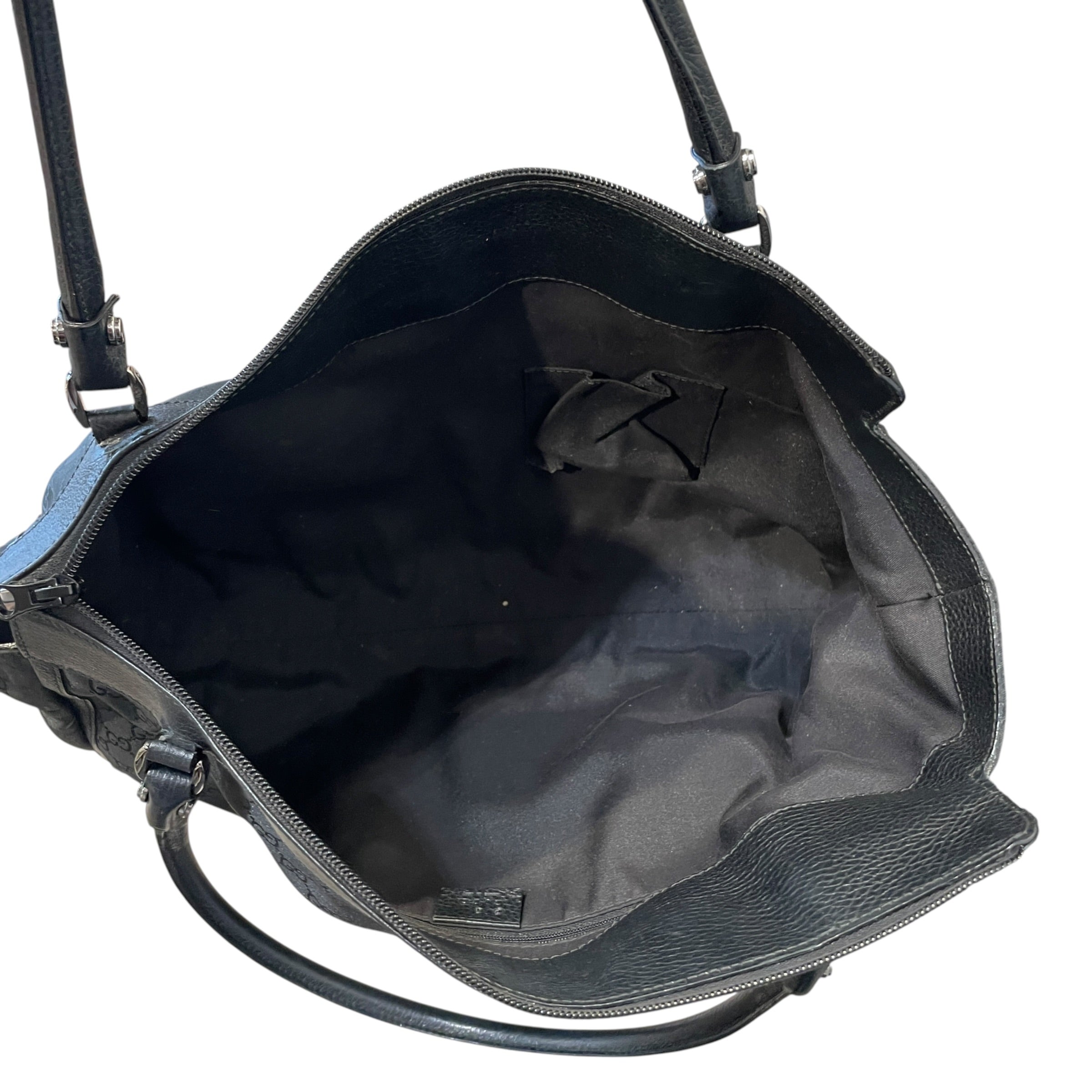GUCCI/Hand Bag/Monogram/Nylon/BLK/Large Abby Bag view 6