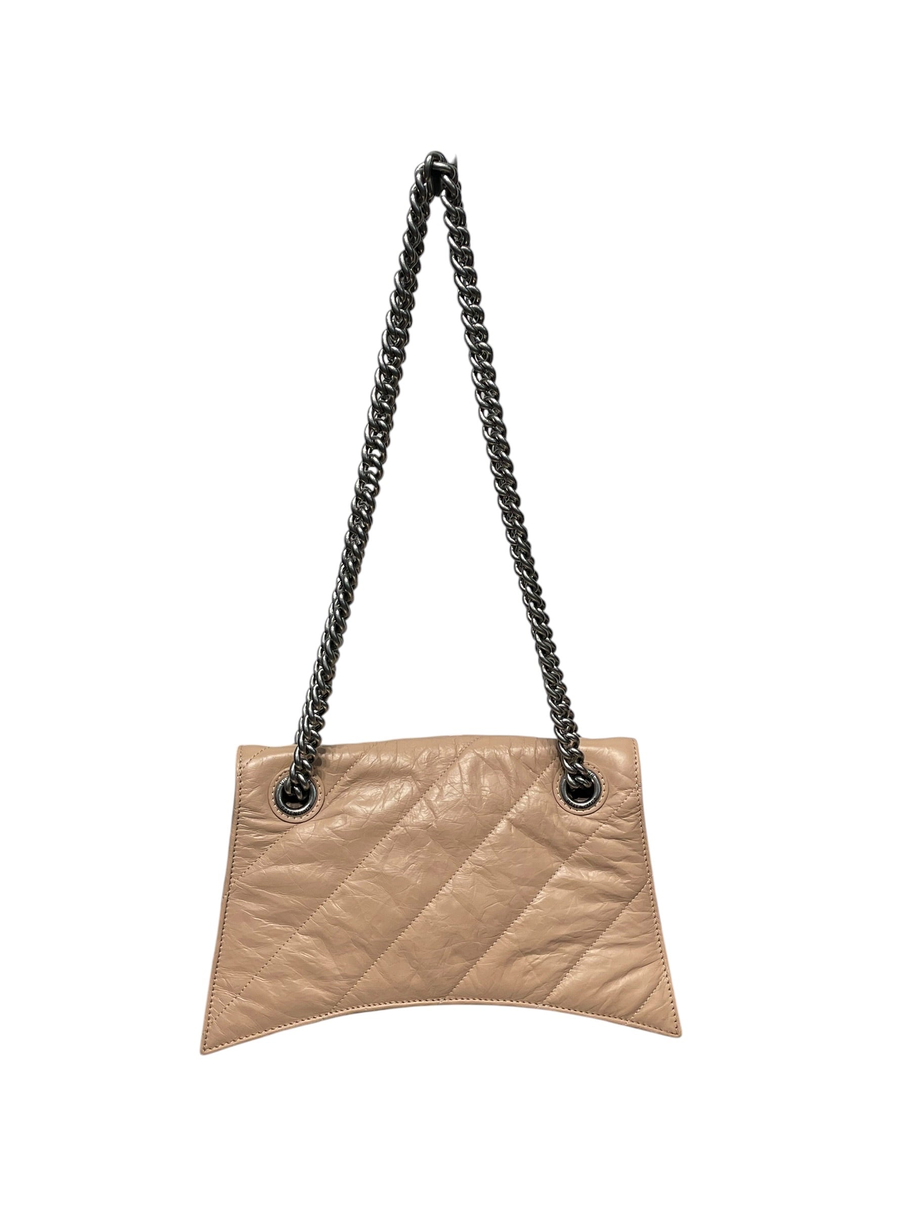 BALENCIAGA/Cross Body Bag/BEG/crushed calfskin view 2