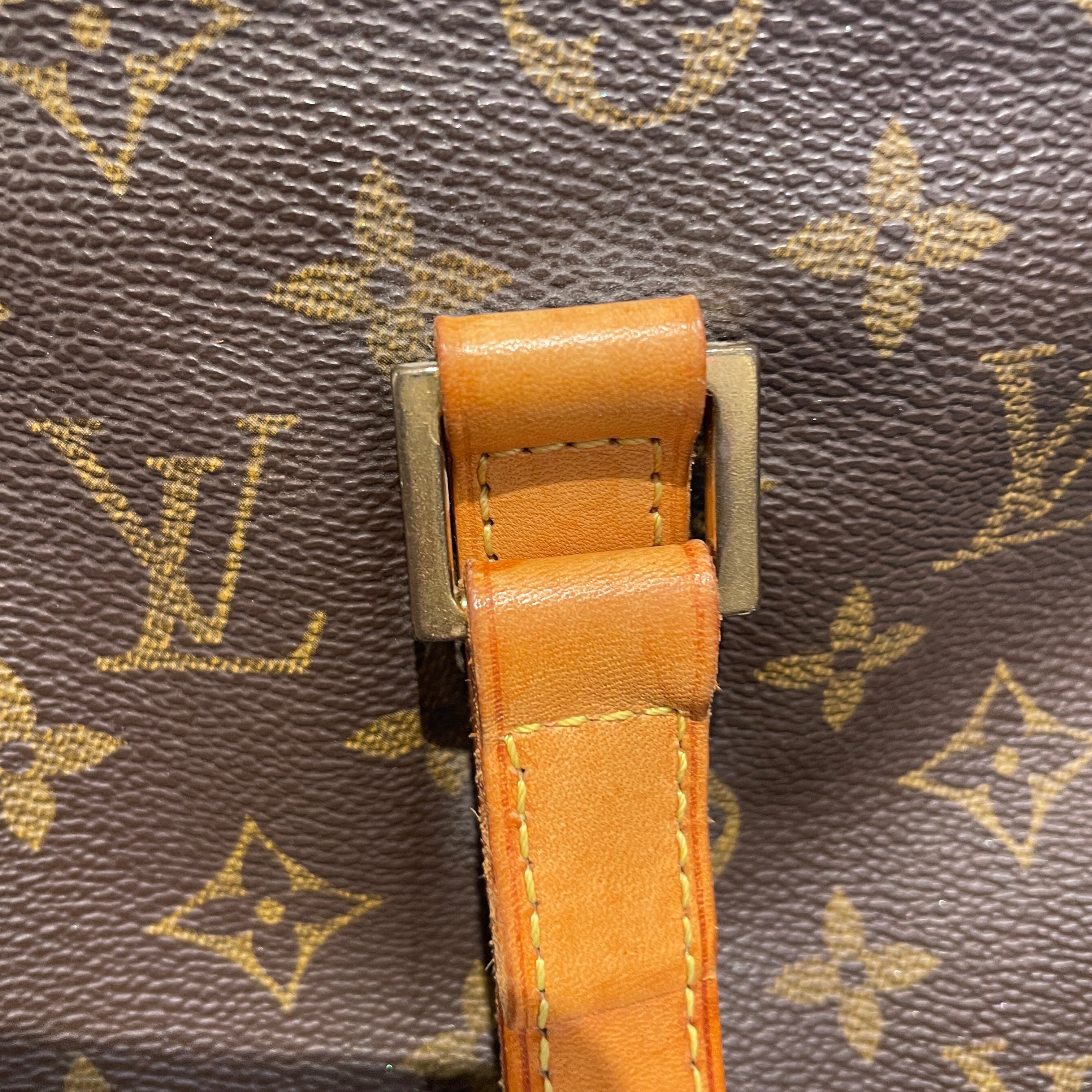 LOUIS VUITTON/Bag/Monogram/Leather/BRW/cabas mezzo view 6
