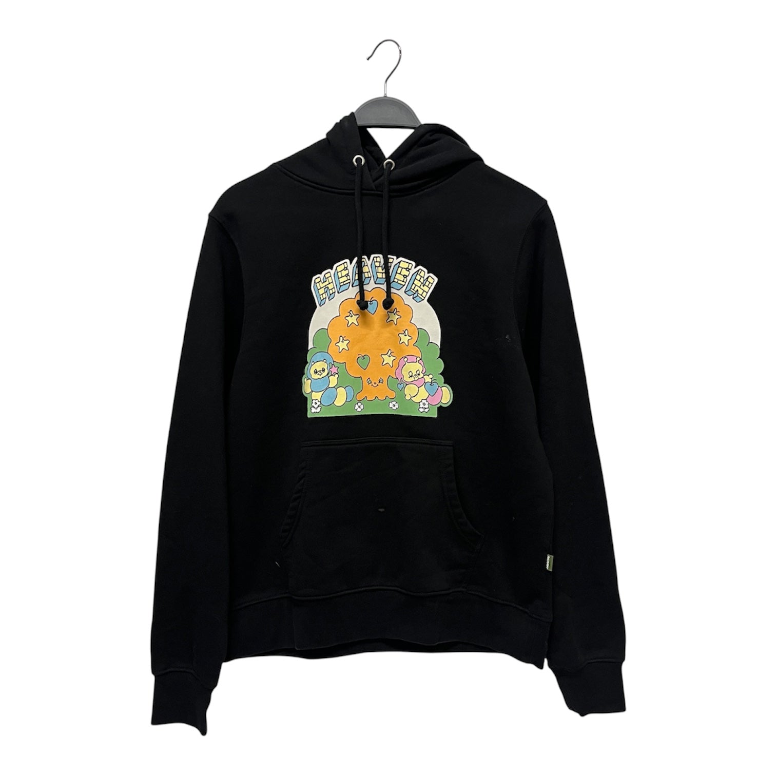 Heaven By Marc Jacobs/Hoodie/M/All Over Print/Cotton/BLK/APPLE TREE view 1