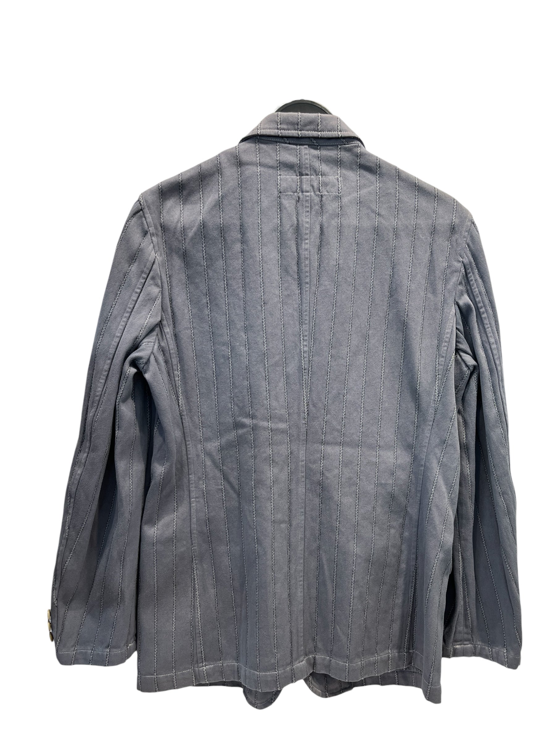 COMME des GARCONS HOMME/Jacket/S/Gray/Cotton/Stripe/HI-J056 view 2