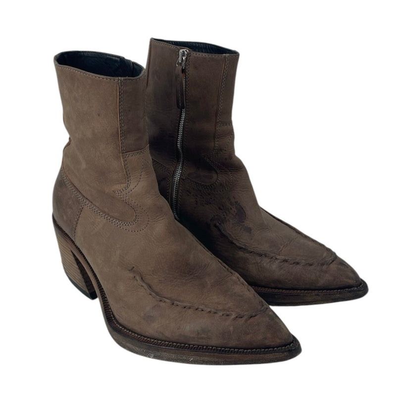 Acne Studios/Cowboy Boots/EU 42/Leather/CML/WESTERN TAUPE BOOTS