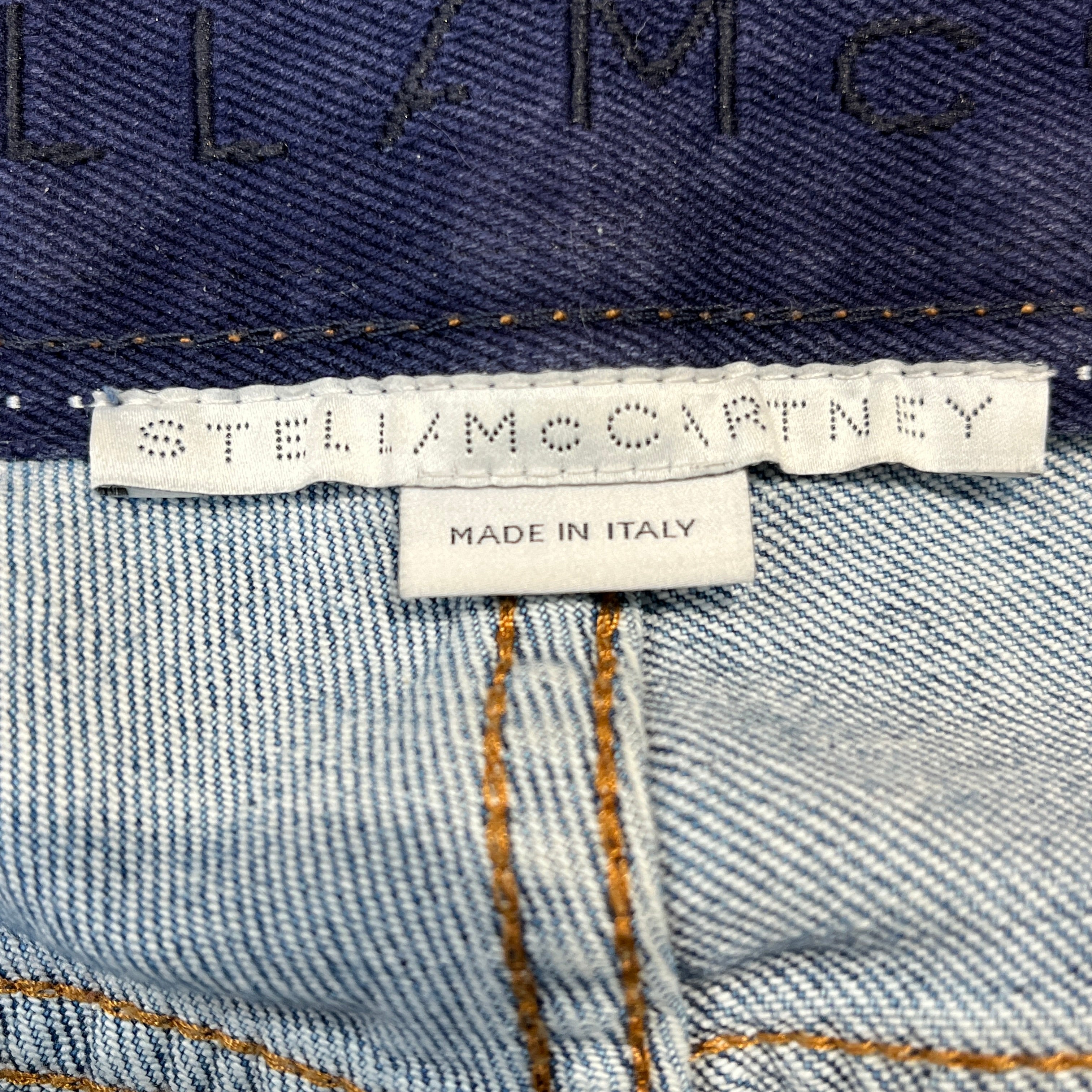 STELLAMcCARTNEY/Straight Pants/25/Denim/BLU/Bow Legged view 3