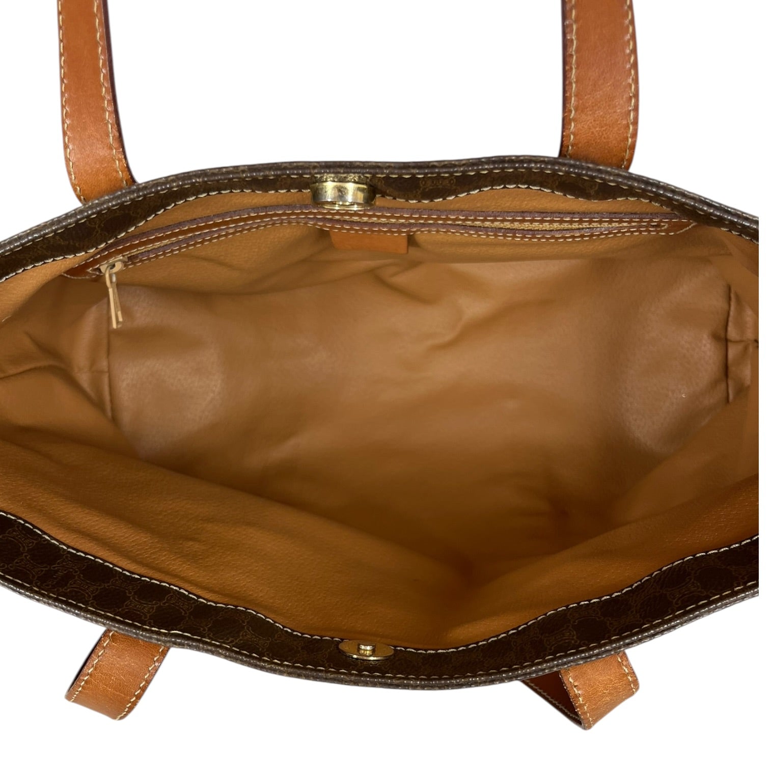 CELINE/Tote Bag/Monogram/Leather/BRW/MACADAM view 7