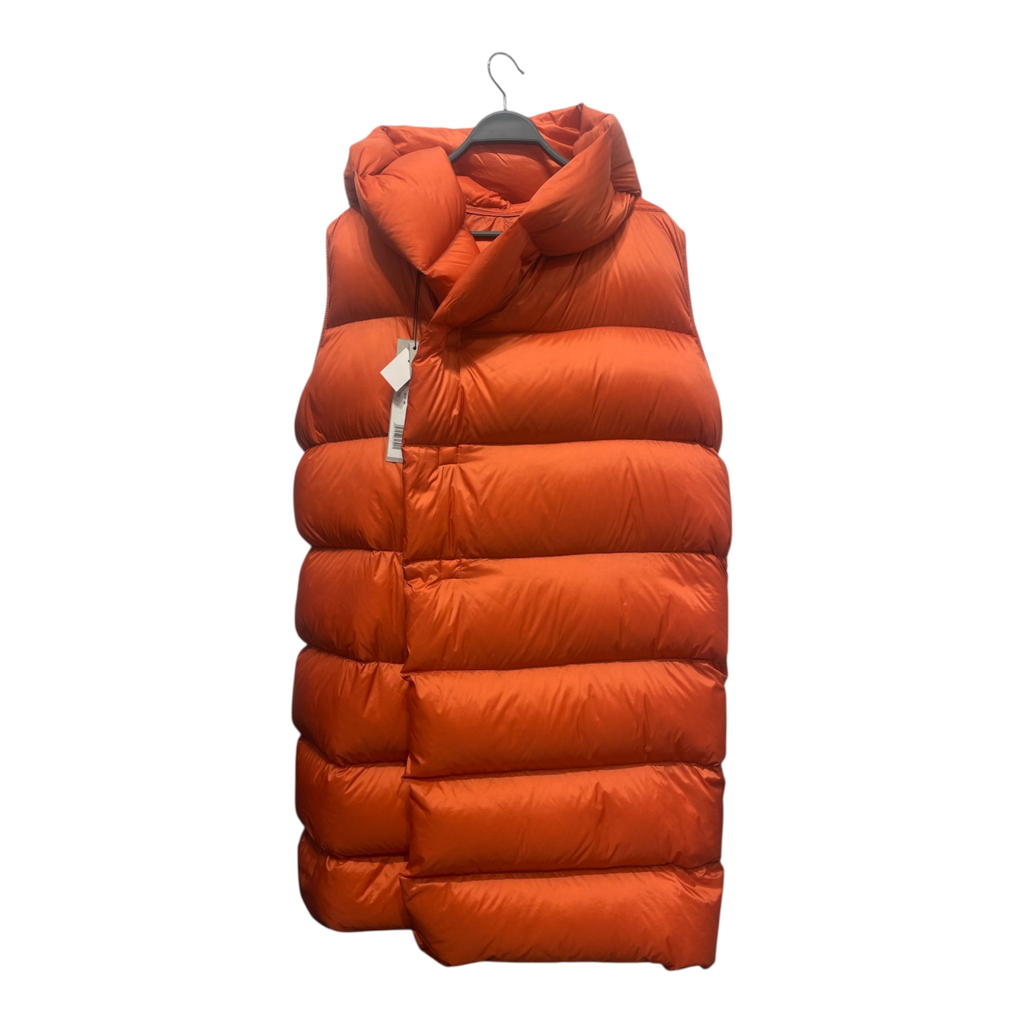 Rick Owens/Quilted Vest/46/Nylon/ORN/ view 1