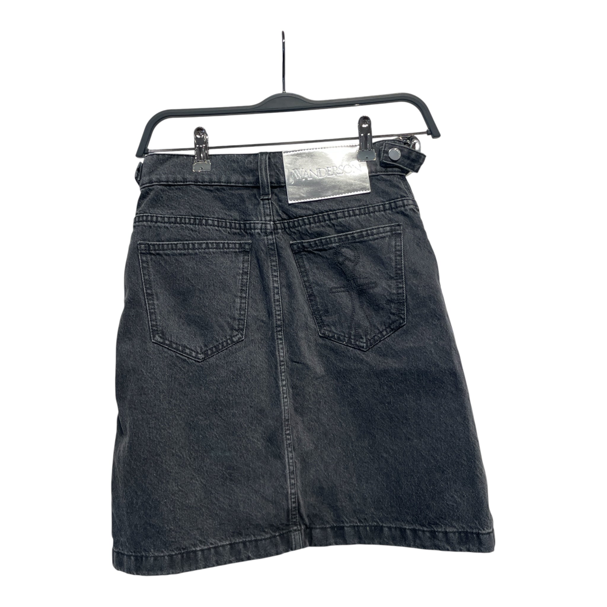 JW ANDERSON(J.W.ANDERSON)/Skirt/2/Denim/GRY/Midi Length/BIG CHAIN ON BELT LOOP view 2