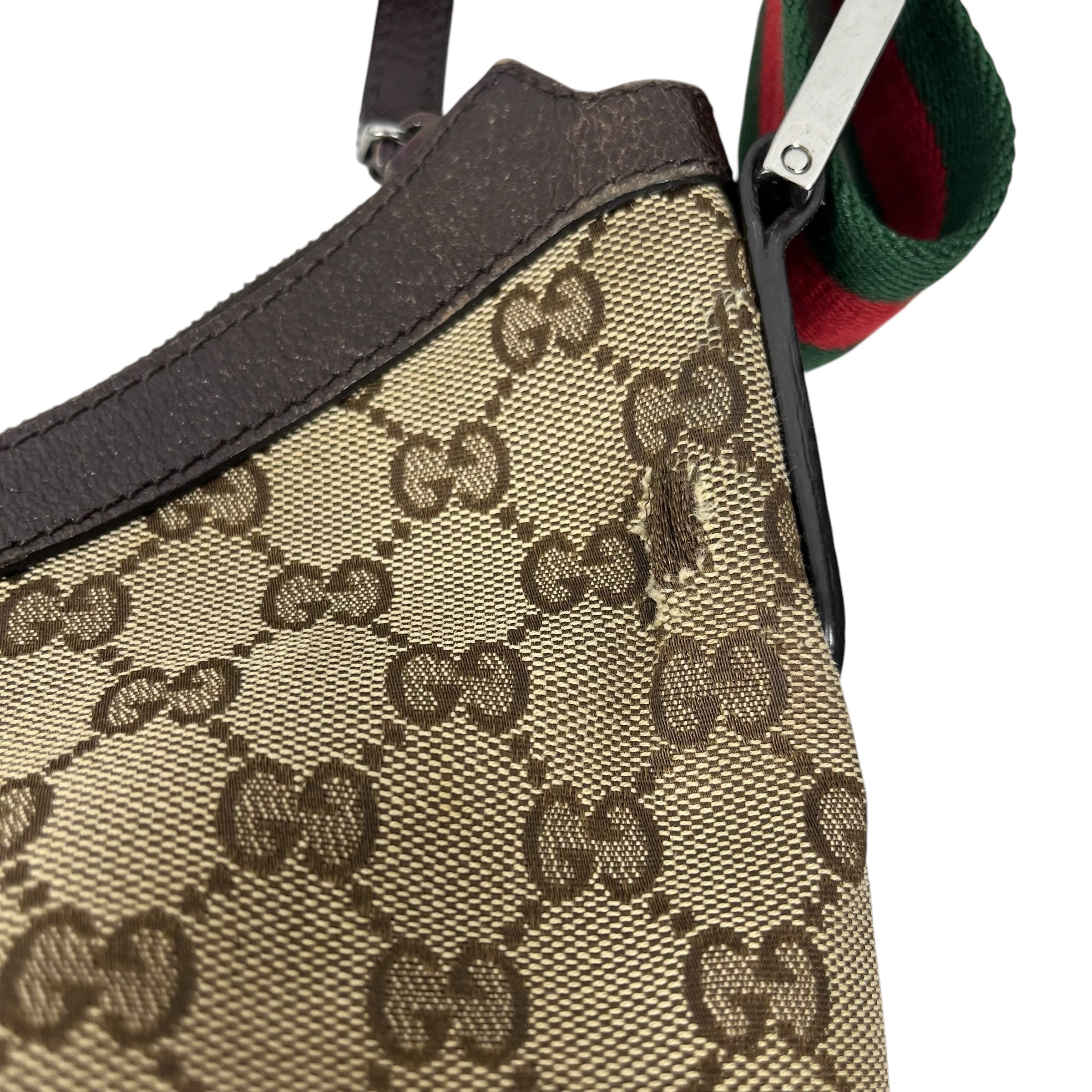 GUCCI/Cross Body Bag/Monogram/Leather/BRW/189752 20046 view 9