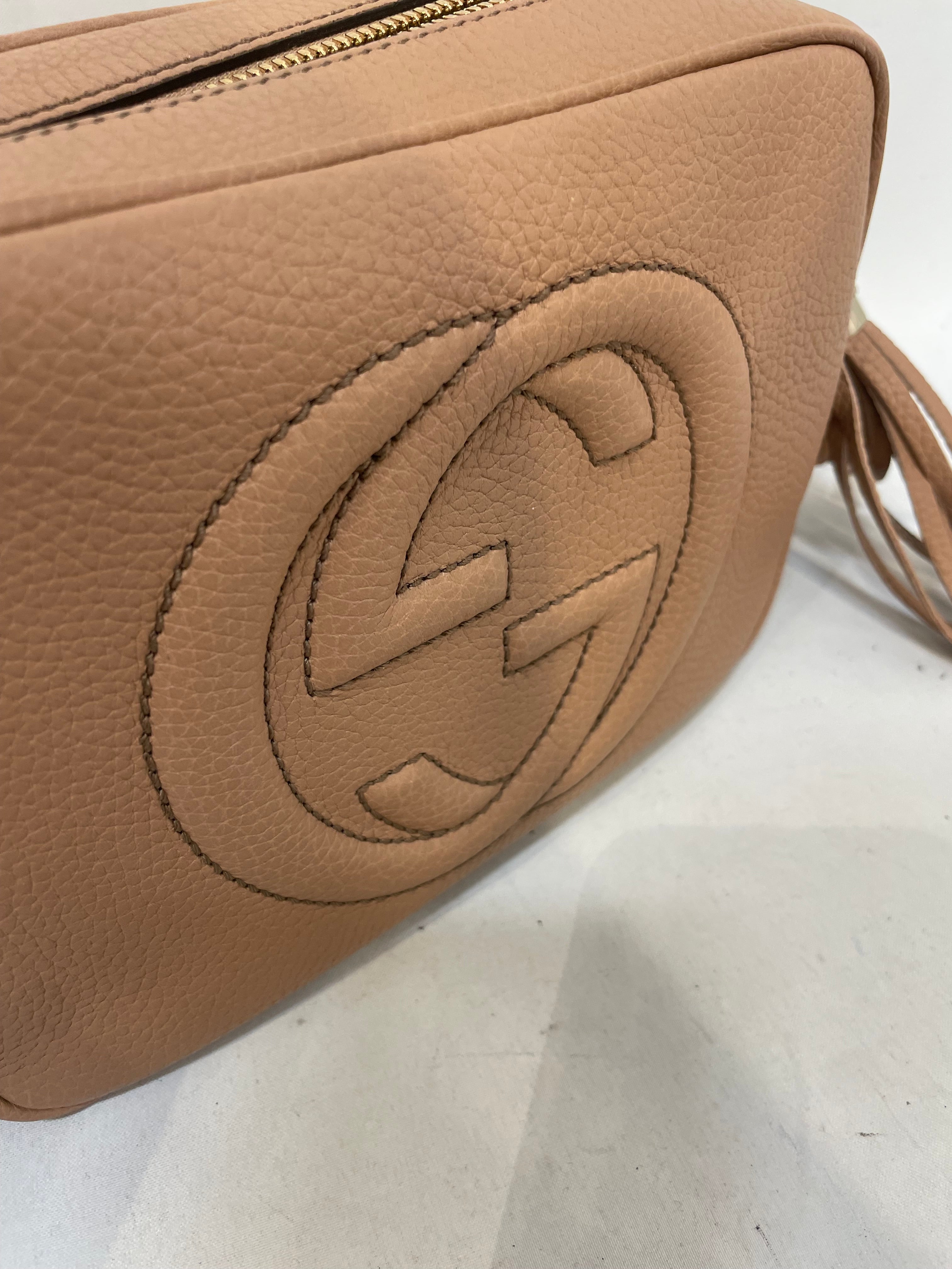 GUCCI/Cross Body Bag/Leather/BEG/SOHO DISCO view 5