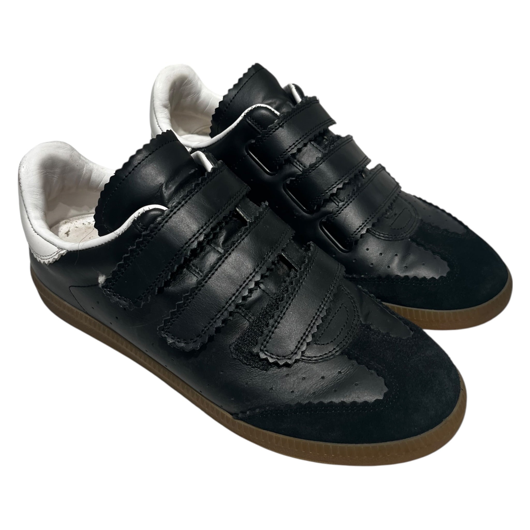 ISABEL MARANT/Low-Sneakers/EU 40/Leather/BLK/Beth Starp Sneaker view 1
