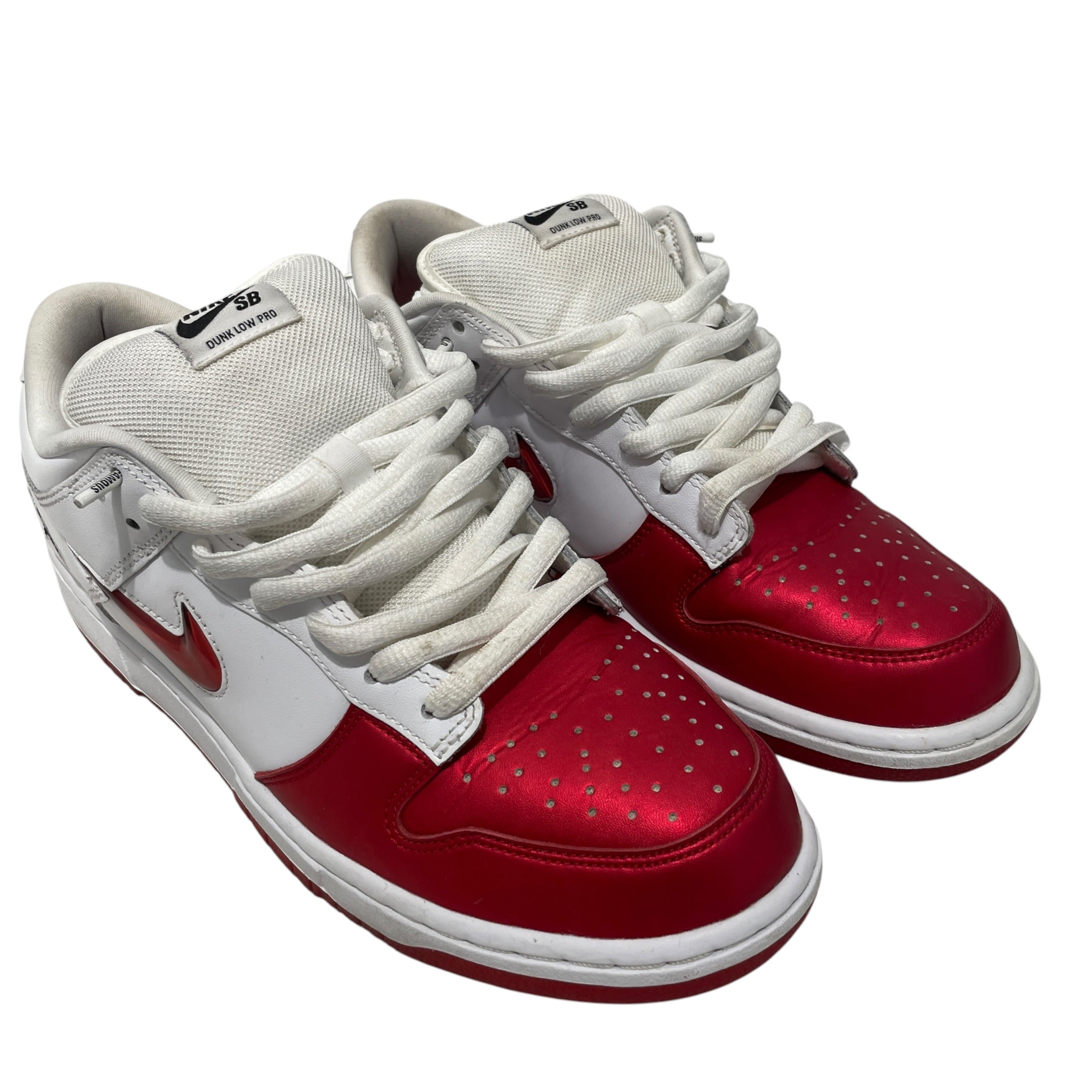NIKE/SB DUNK LOW OG QS/Low-Sneakers/US 10.5/Acrylic/WHT/CK3480-600 view 1