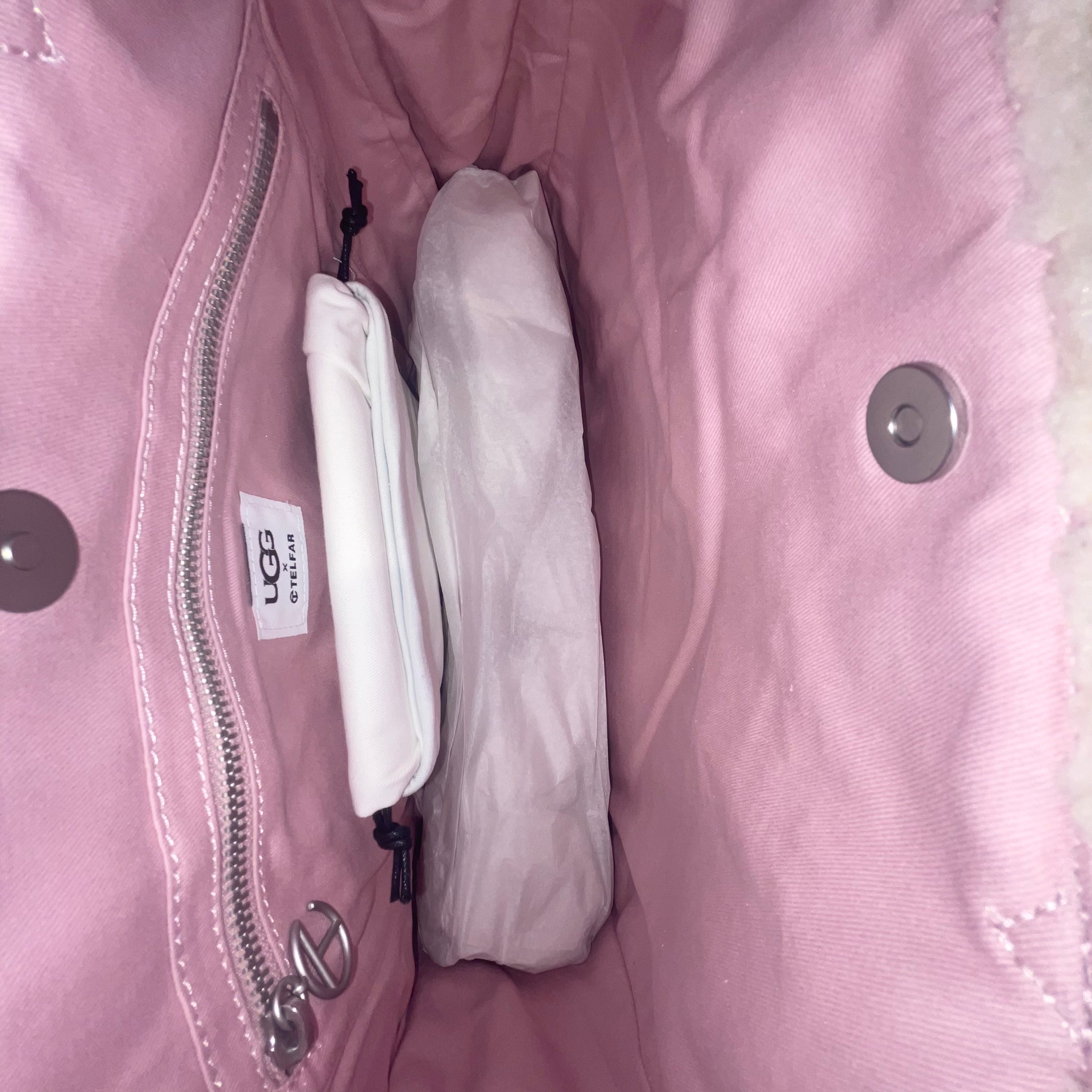 Telfar/UGG australia/Tote Bag/Suede/PNK/ view 3