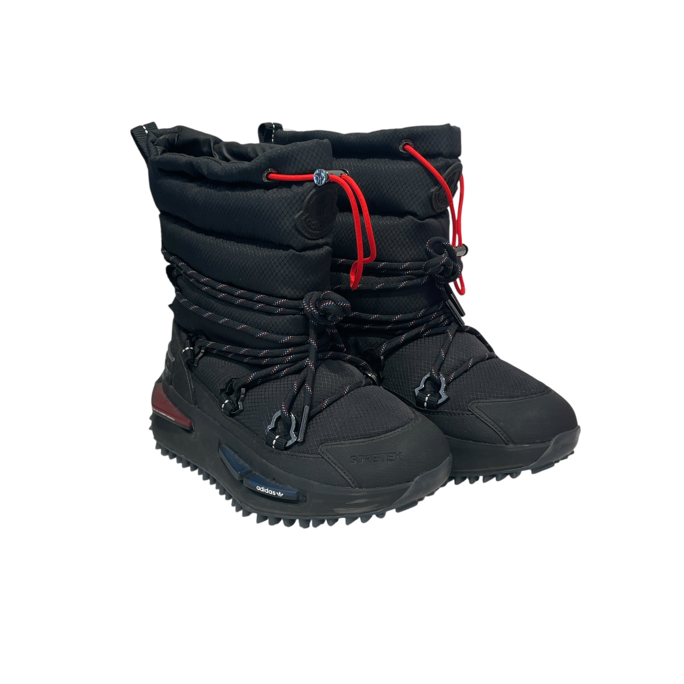 MONCLER/Lace Up Boots/US 5/Nylon/BLK/ view 1