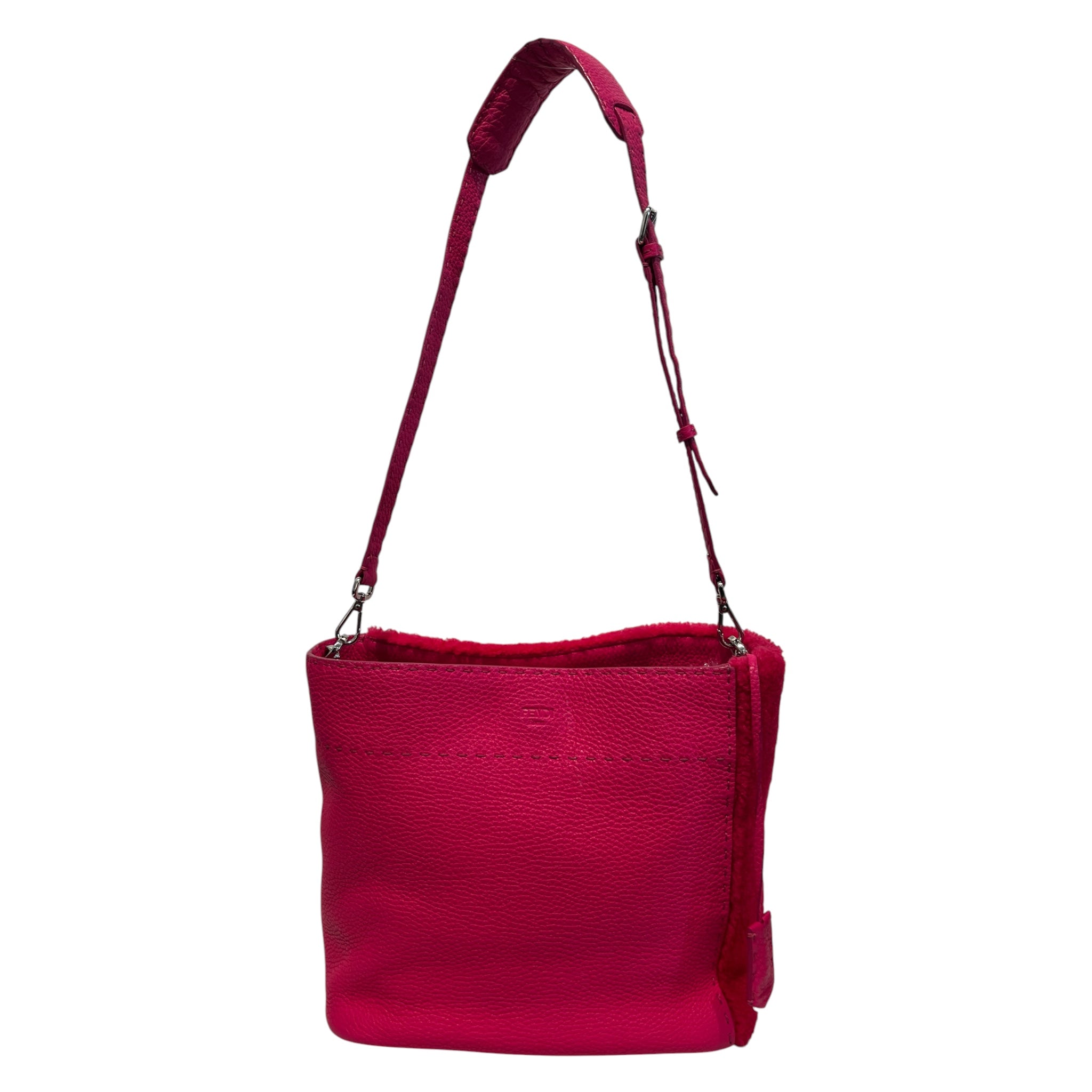 FENDI/Basket Bag/Leather/PNK/ANNA SELLERIA BUCKET BAG CRAFT view 8