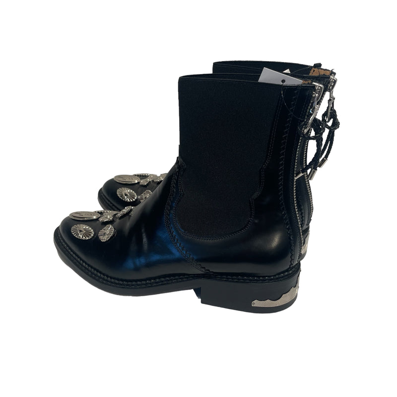 TOGA PULLA/Boots/US 6/Leather/BLK/AJ990 - Black Polo