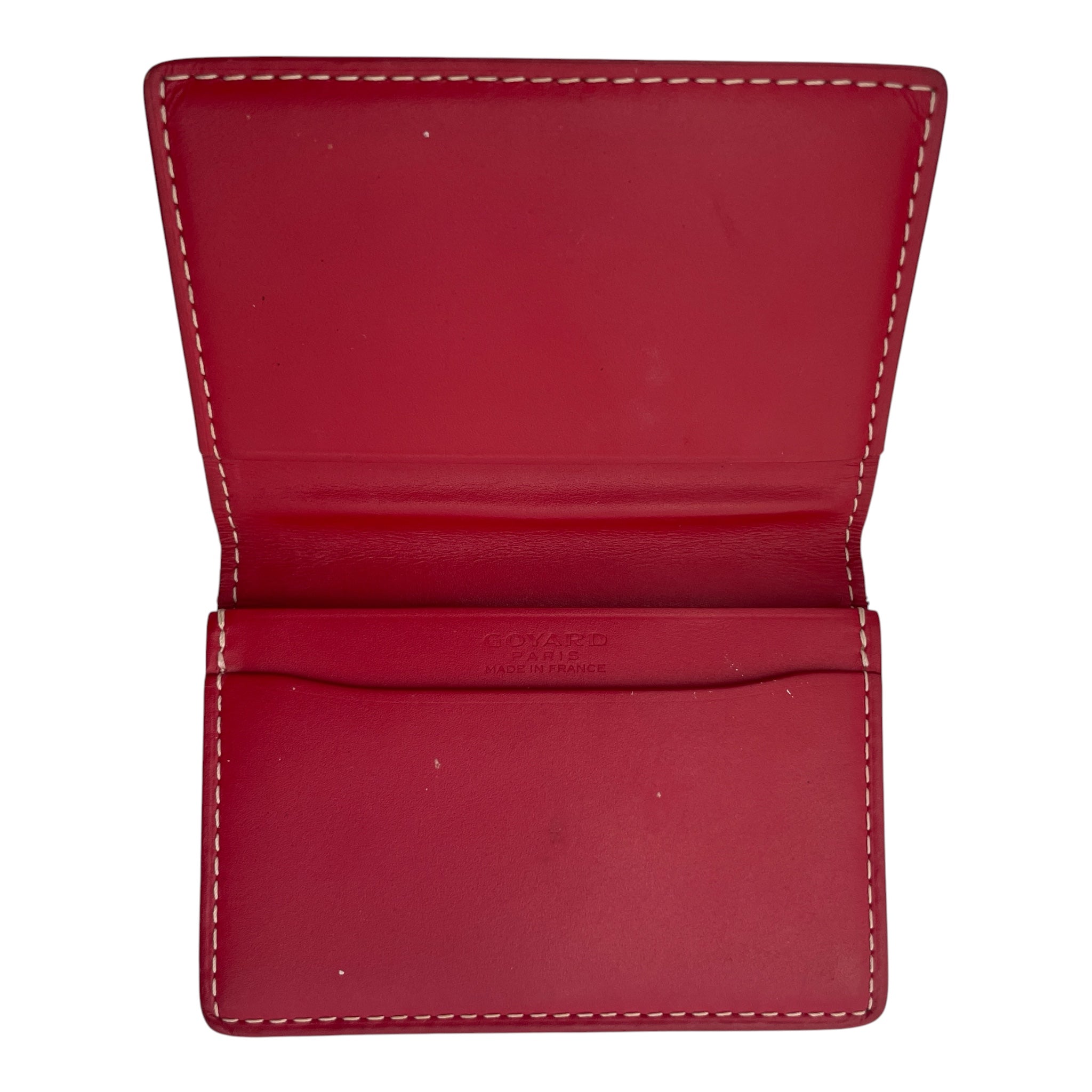 GOYARD/Wallet/Leather/RED/ view 2
