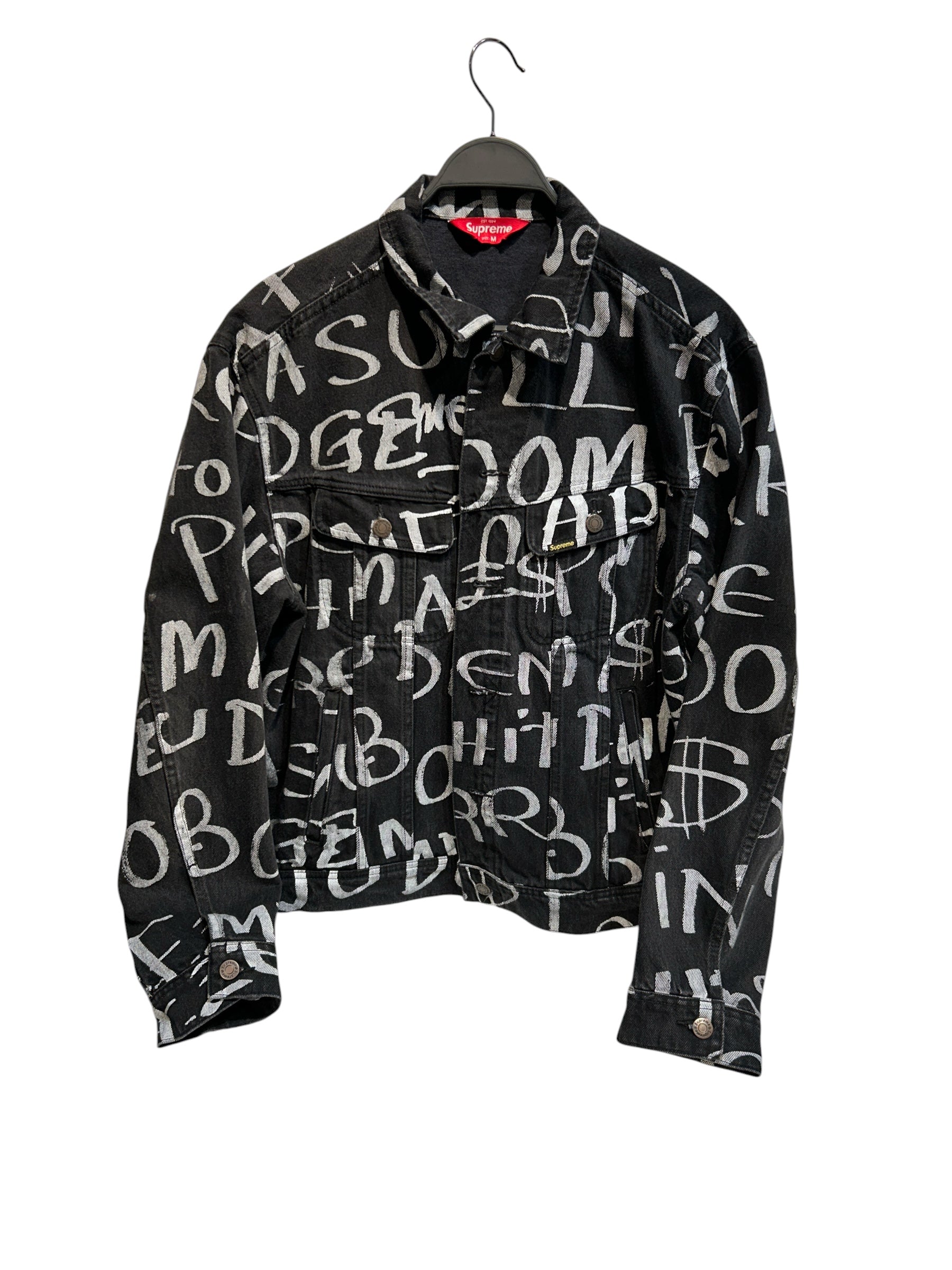 Supreme/Jacket/M/Denim/BLK/All Over Print/BLACK ARK DENIM  TRUCKER view 1