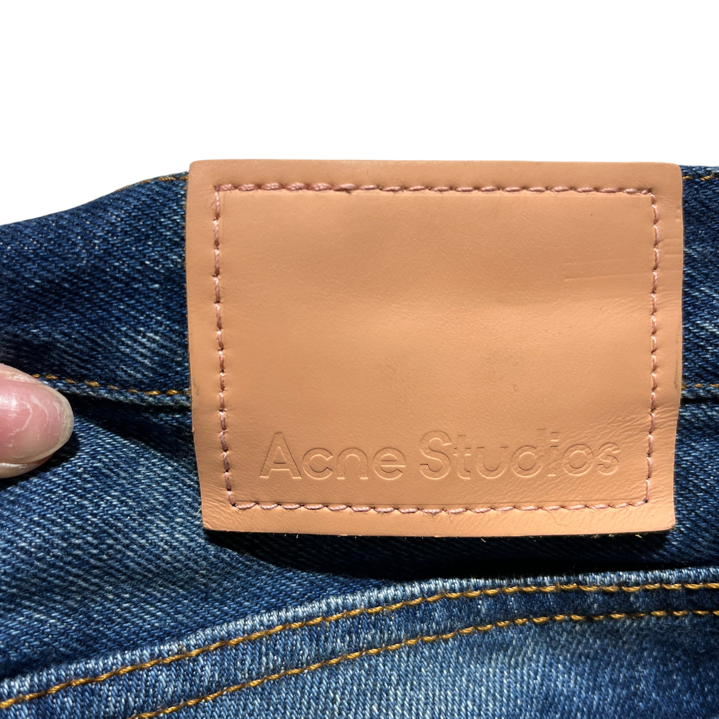 Acne Studios/Bootcut Pants/27/Denim/IDG/ATLANTIS view 3
