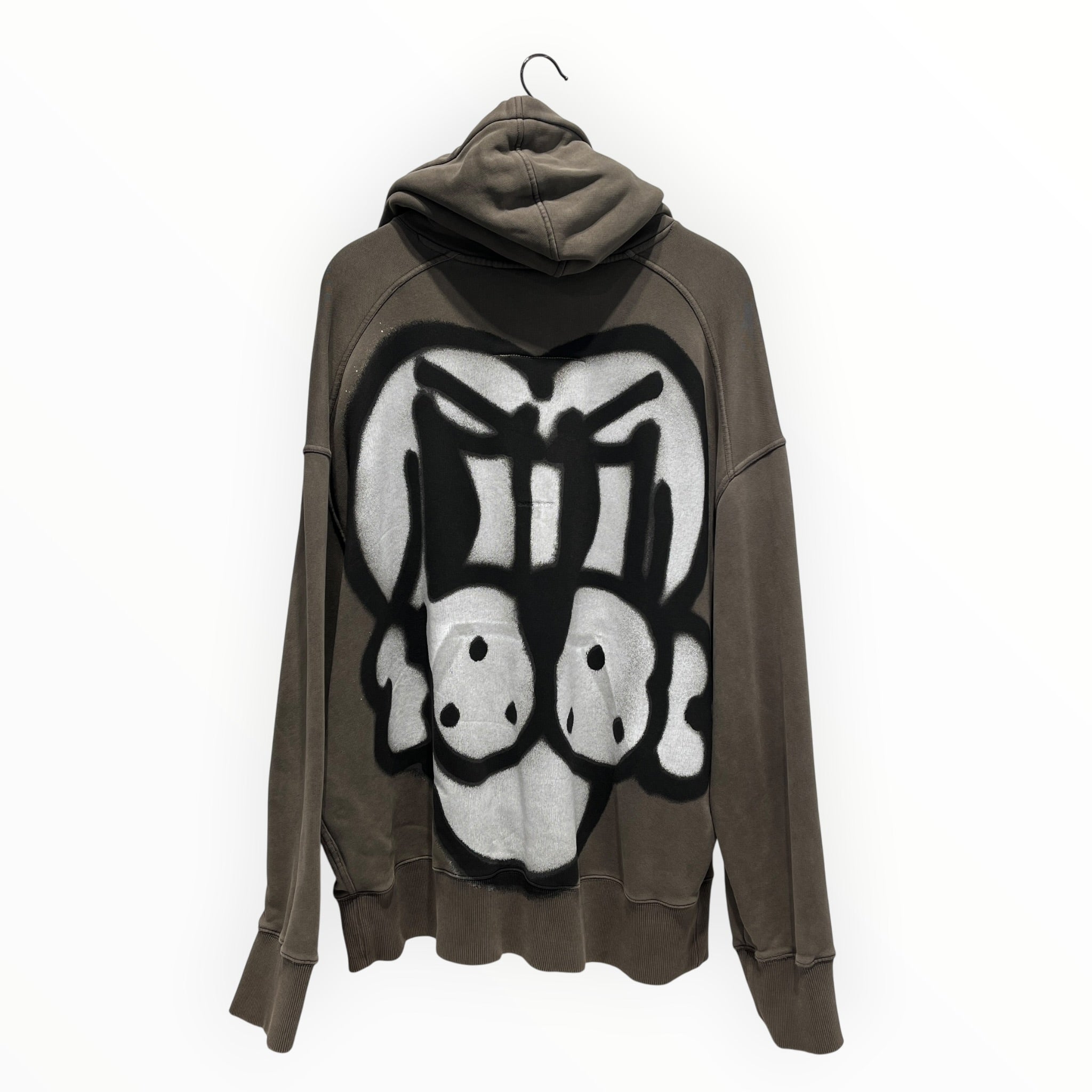 GIVENCHY/Hoodie/XXL/Graphic/Cotton/GRY/Oversize/Chito Graffiti-Print Hoodie view 2