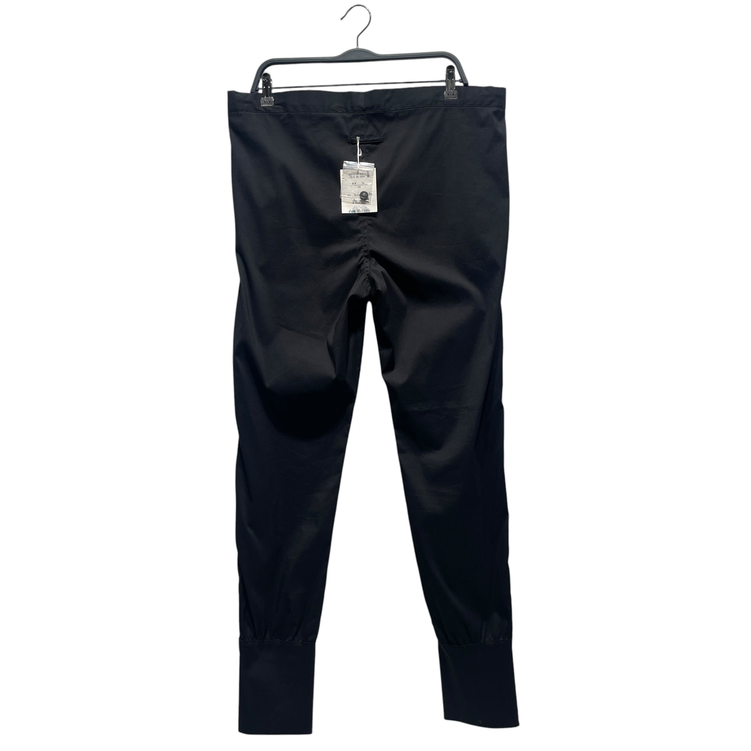 Jean Paul GAULTIER HOMME/Straight Pants/48/Cotton/BLK/ view 2